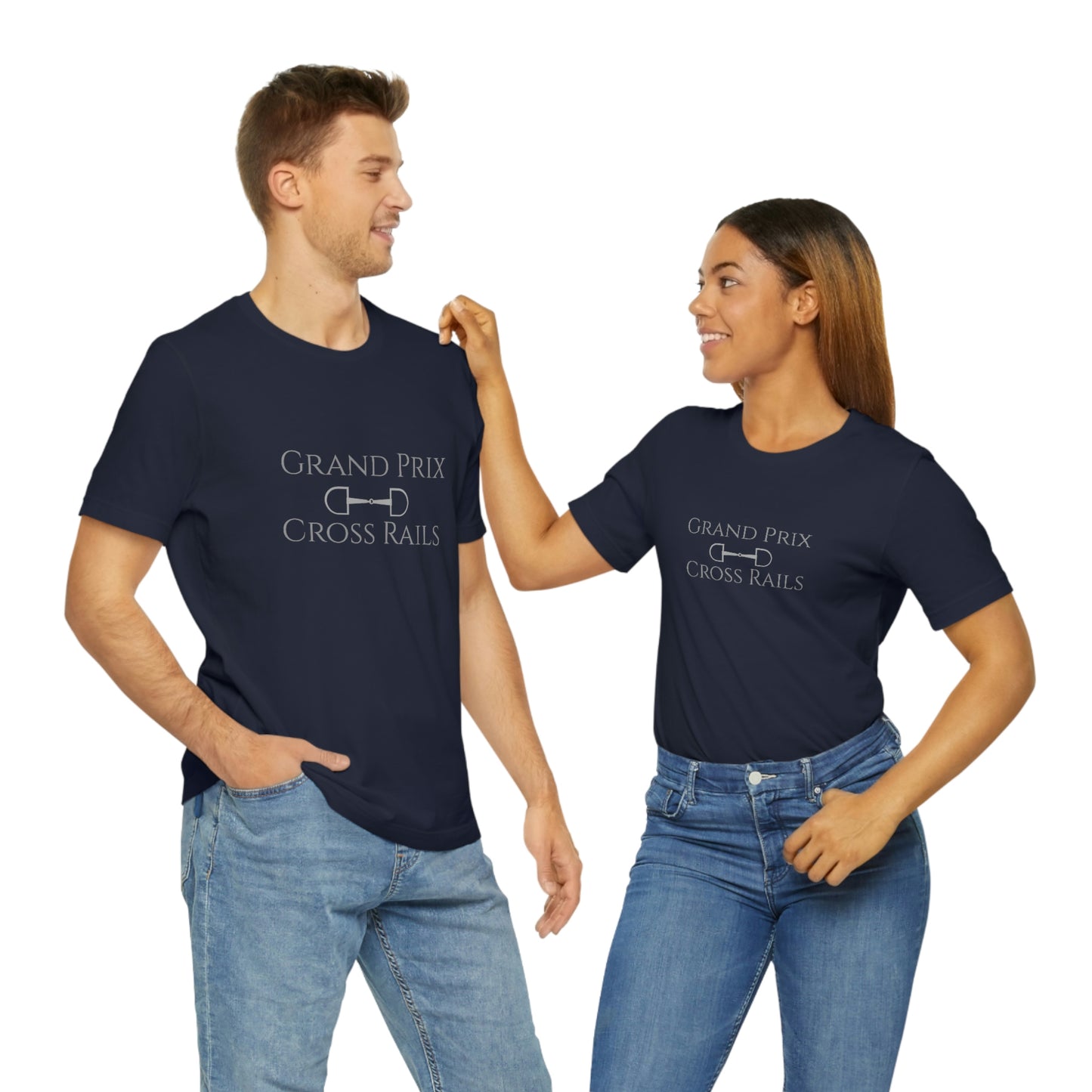 Grand Prix Cross Rails - Unisex Jersey Short Sleeve Tee - SonaEquestrian
