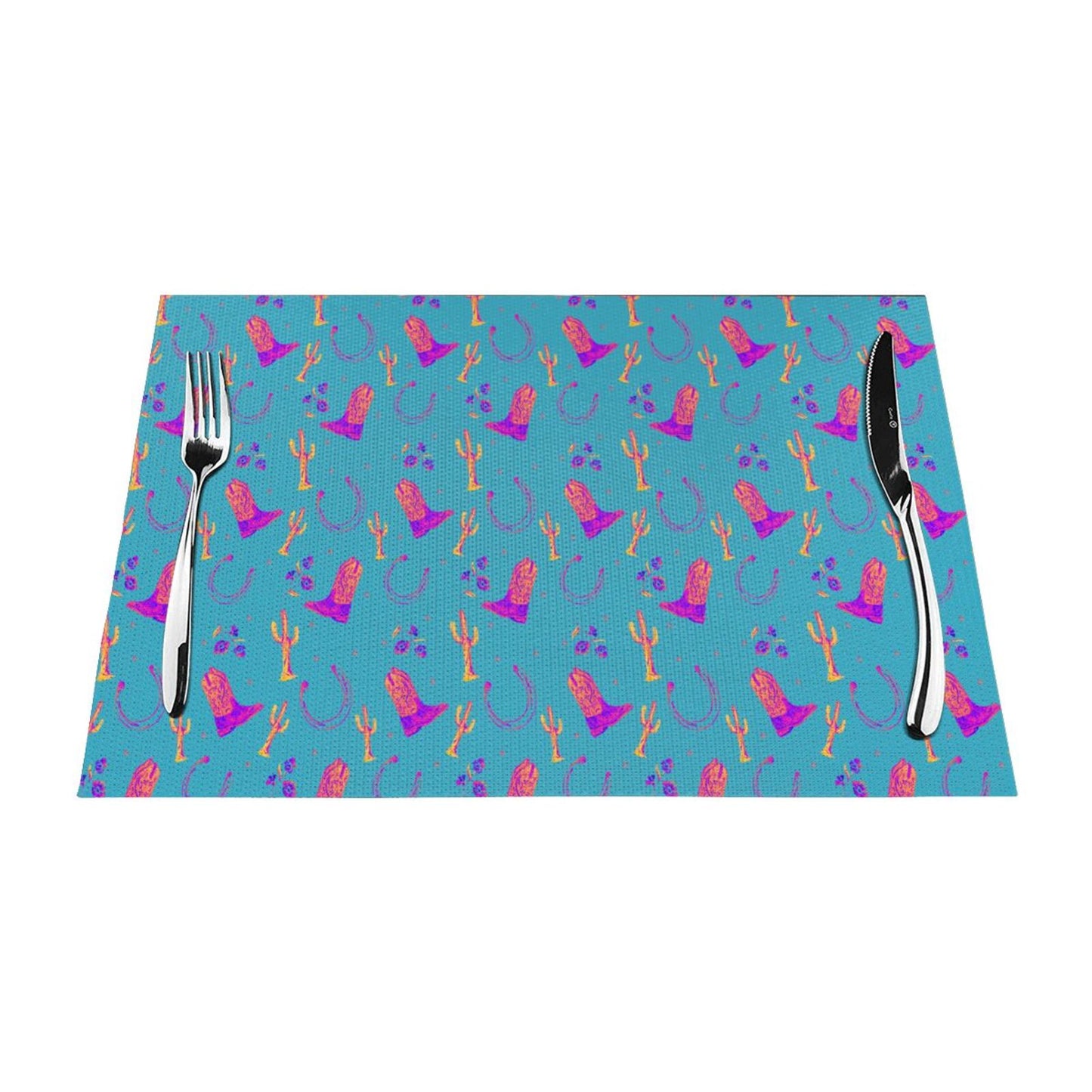 Lucky Boots-  Placemats Set of 4