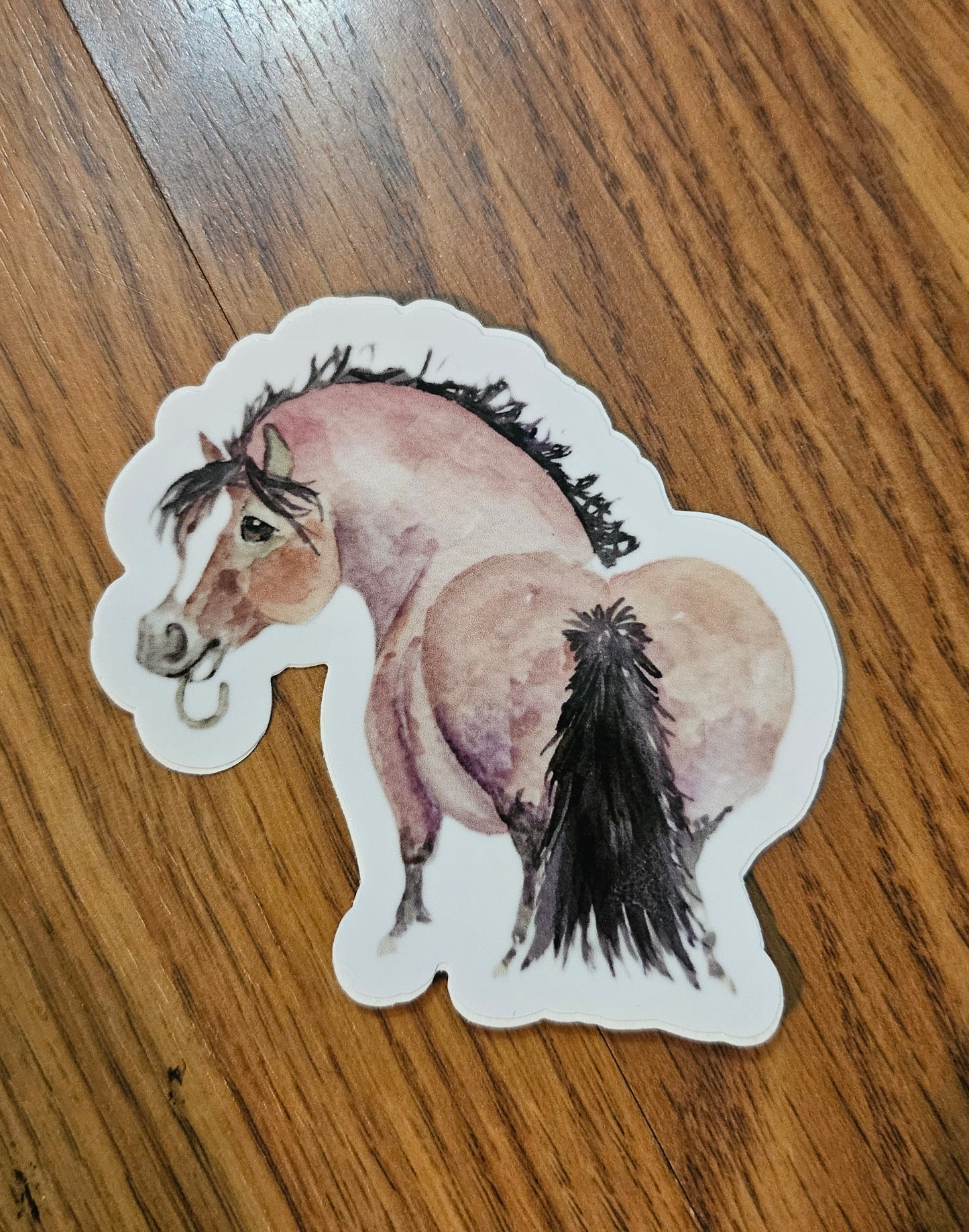 Adorable Chubby Ponies 3" Vinyl Stickers