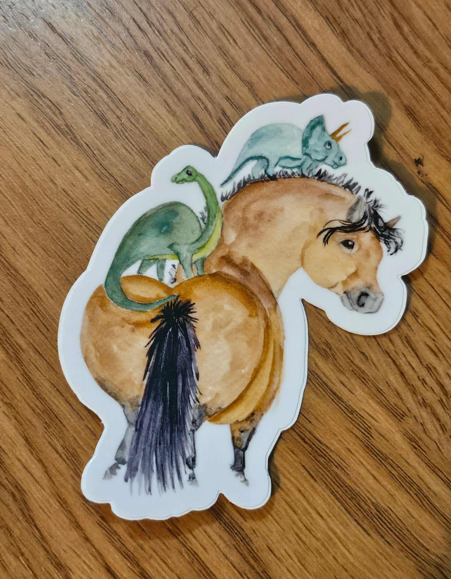 Adorable Chubby Ponies 3" Vinyl Stickers