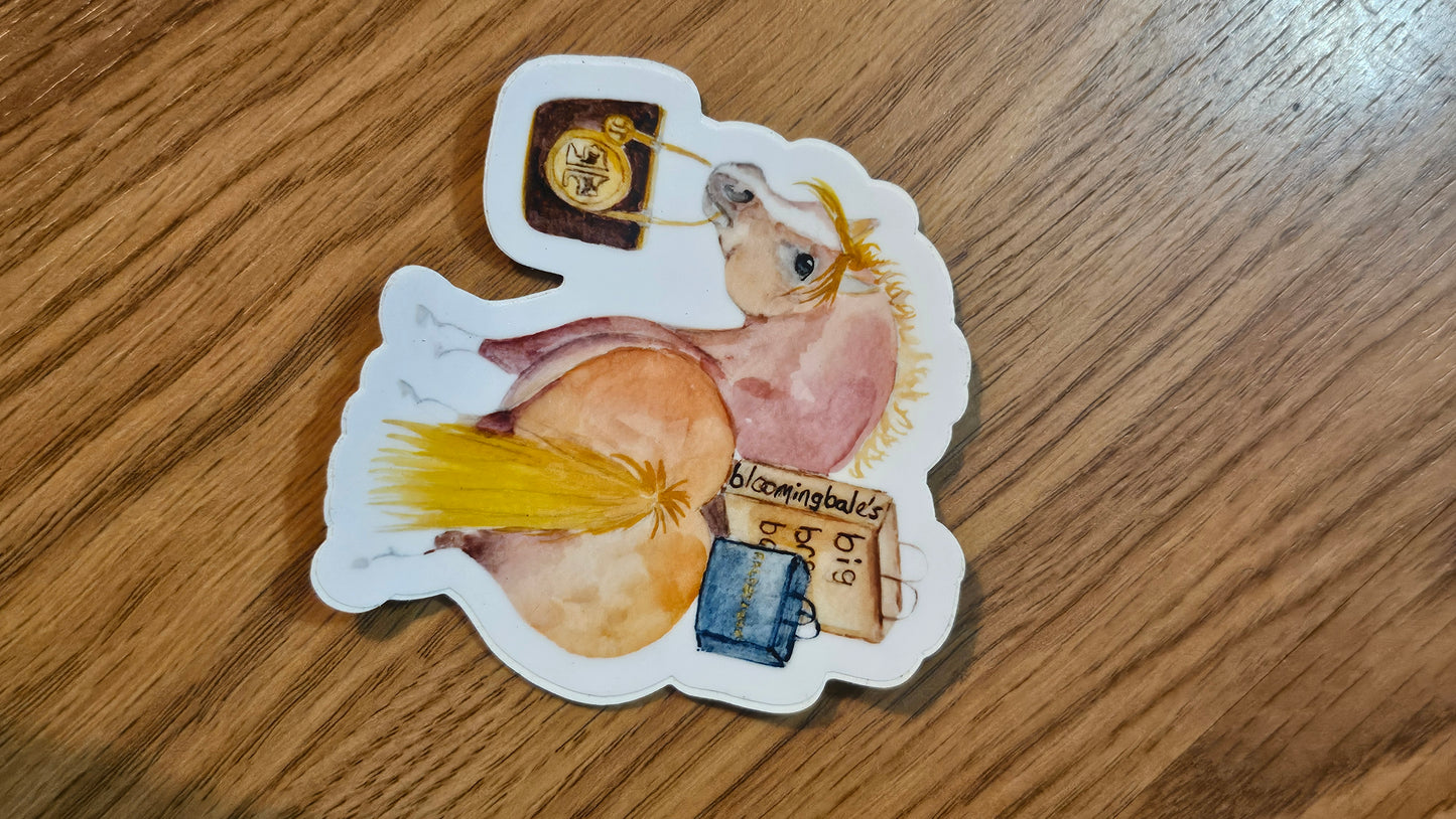 Adorable Chubby Ponies 3" Vinyl Stickers