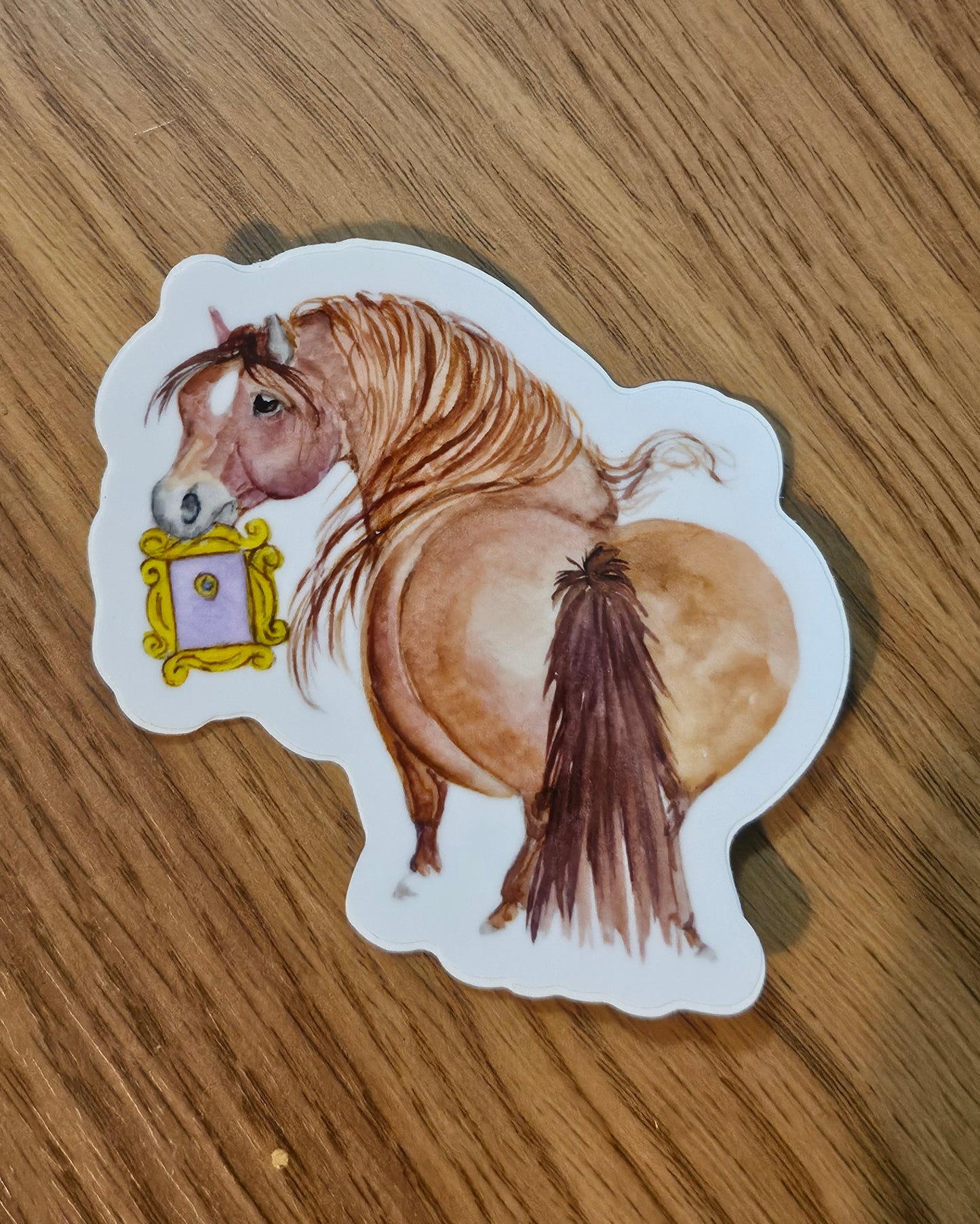 Adorable Chubby Ponies 3" Vinyl Stickers
