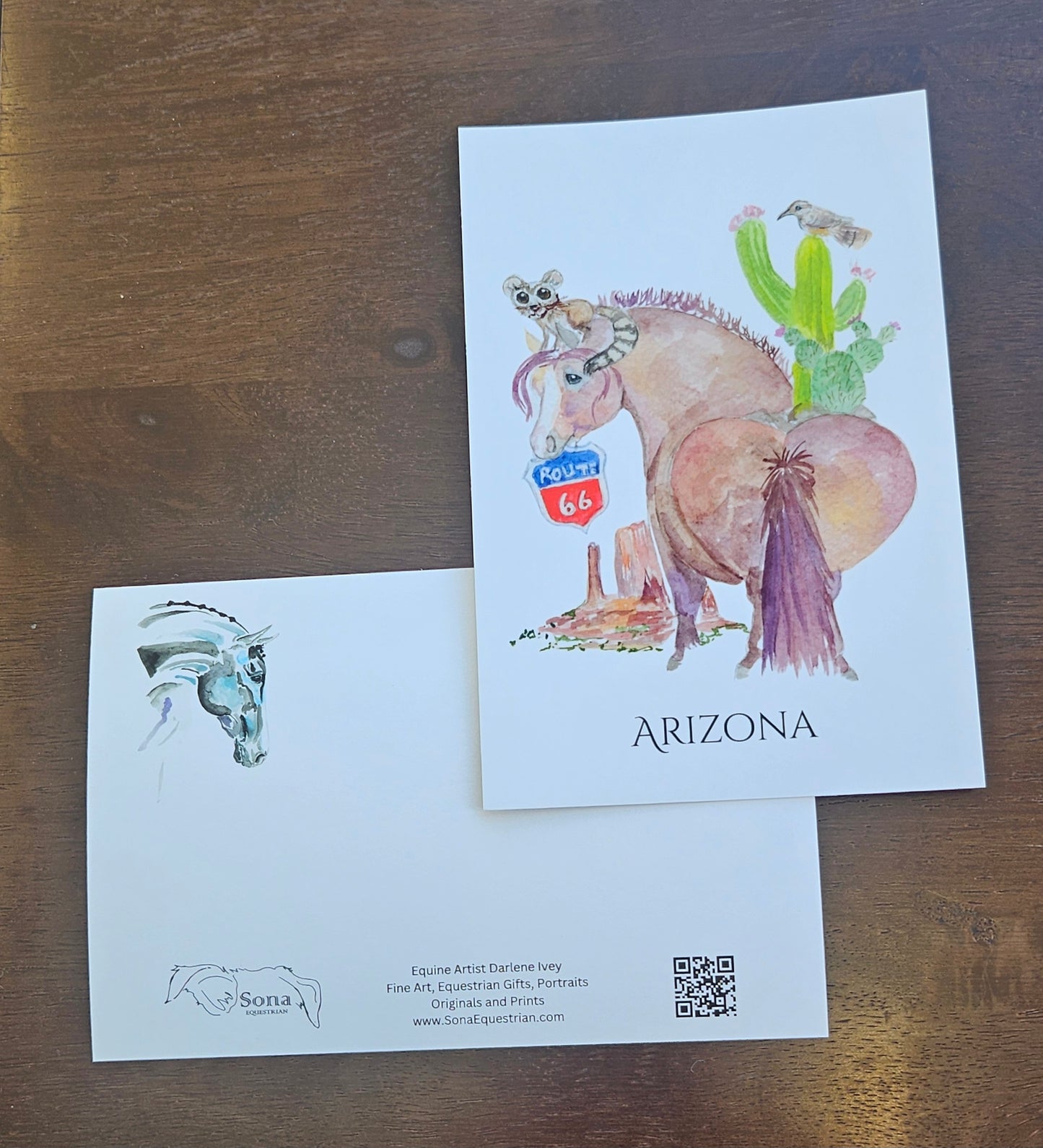 Adorable states postcards