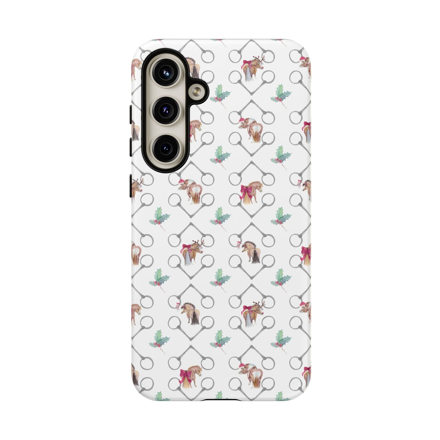 Adorable Ponies and holly Tough Phone Cases