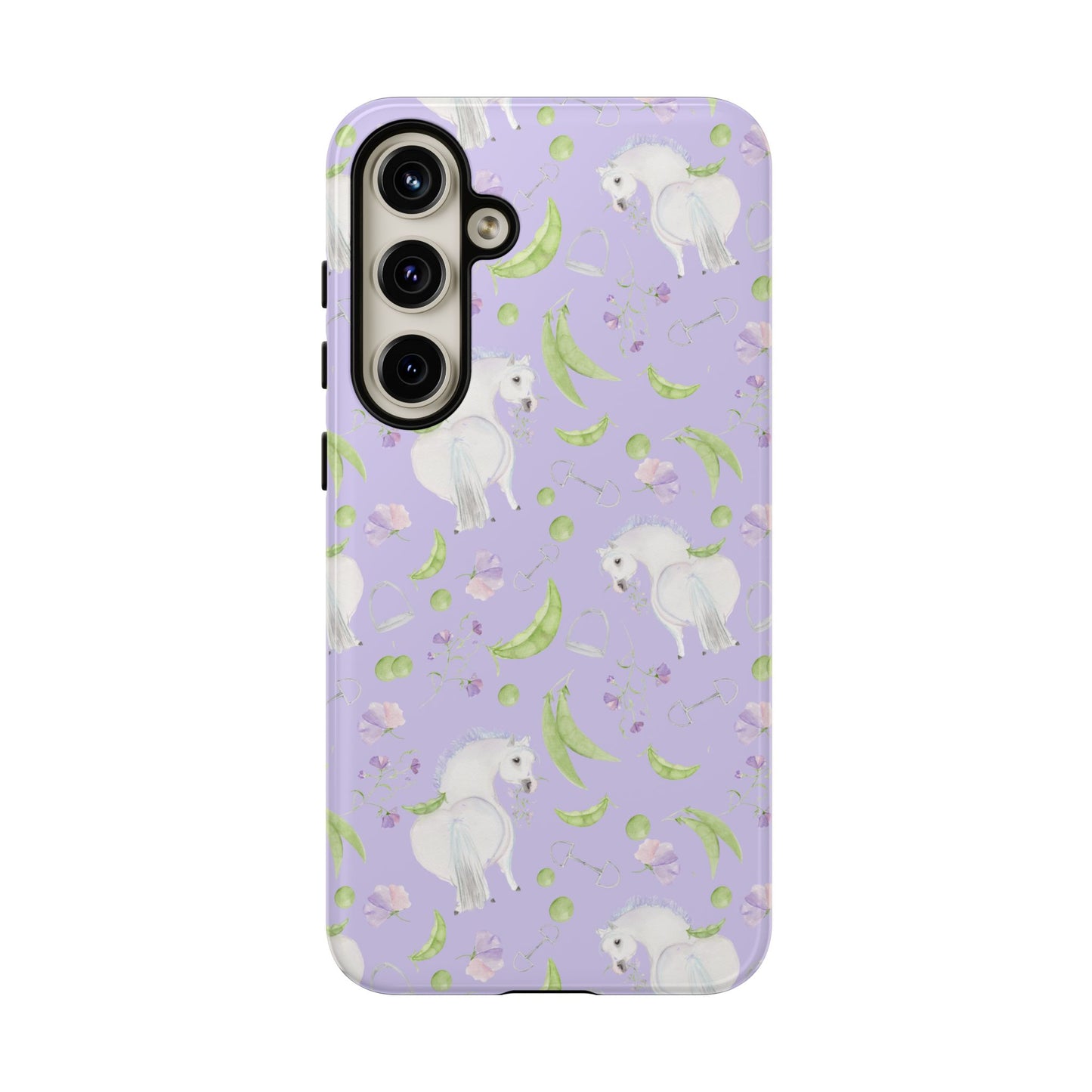 Adorable Pea Pod Lavendar   Tough Phone Cases
