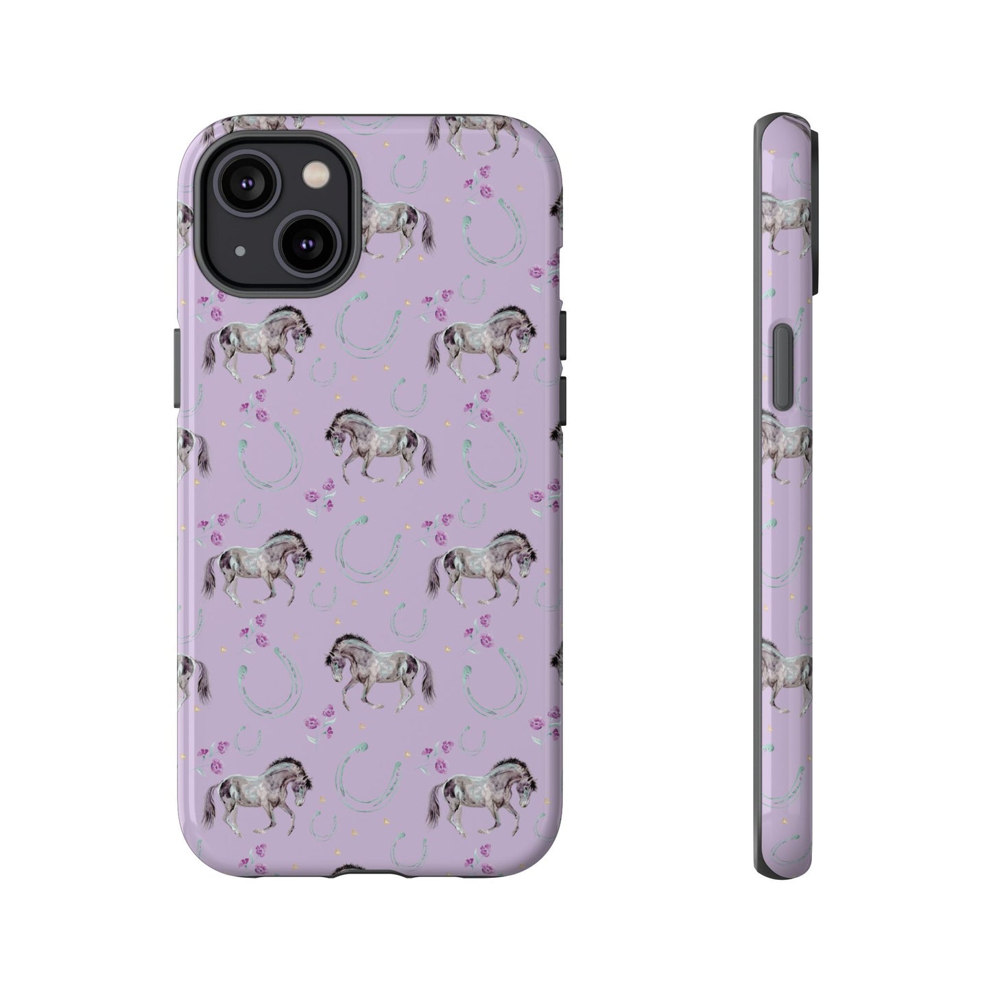 Lucky Mustangs in Lavender Tough Phone Case