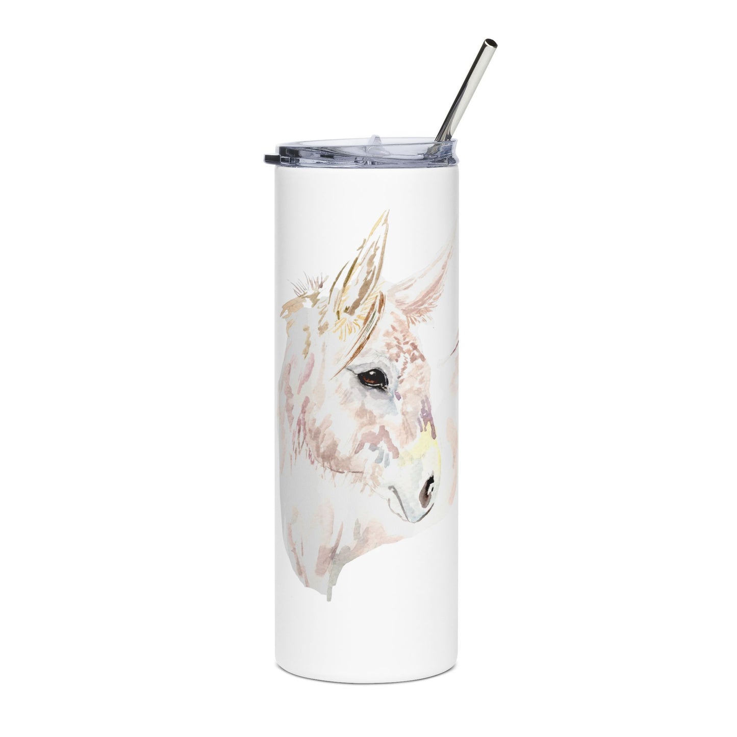 Expressive - watercolor donkey - Tumbler