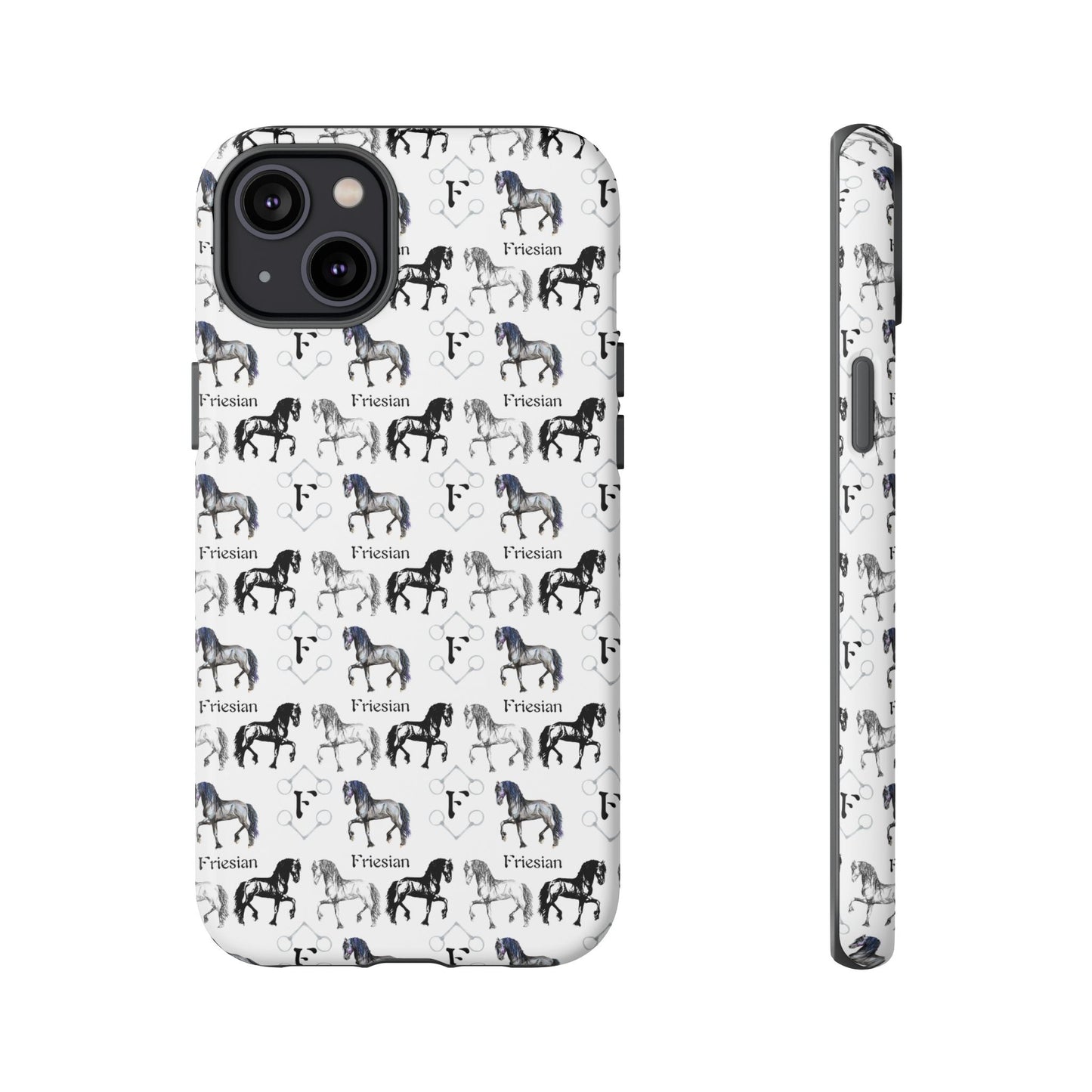 F is for Friesian Tough Phone Case