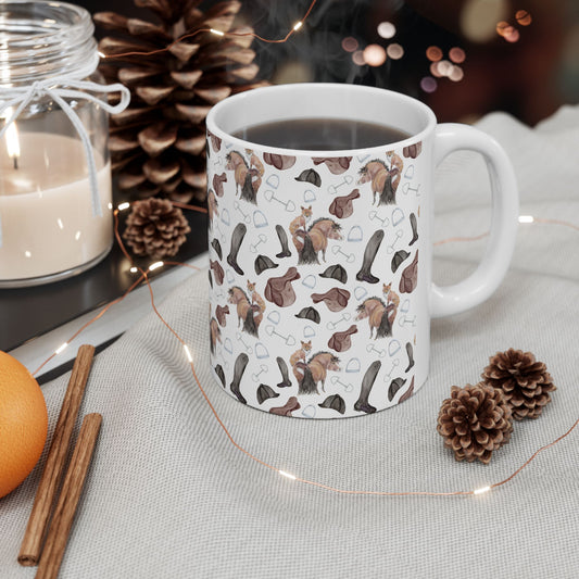 Adorable fox pony Watercolor-  Mug