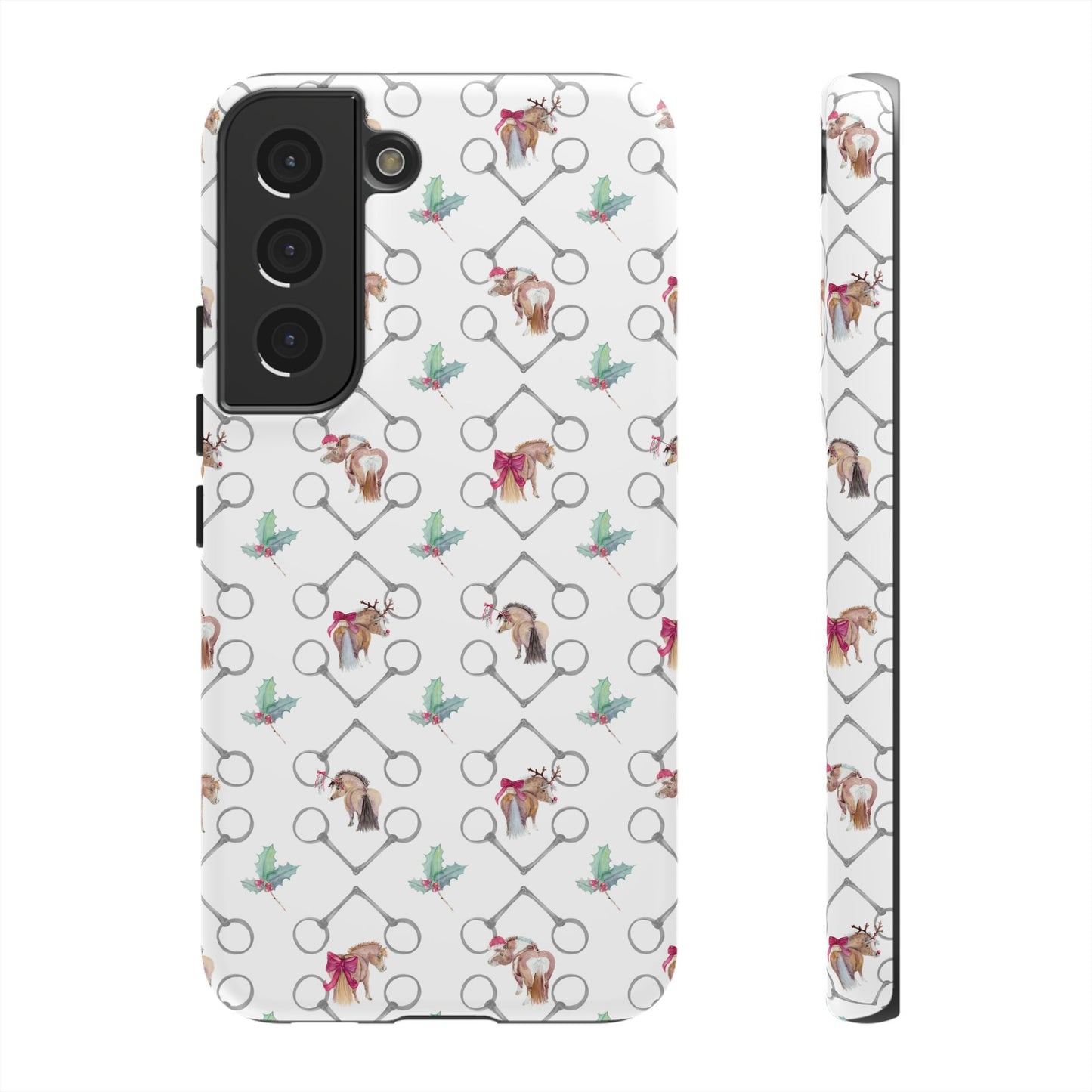 Adorable Ponies and holly Tough Phone Cases