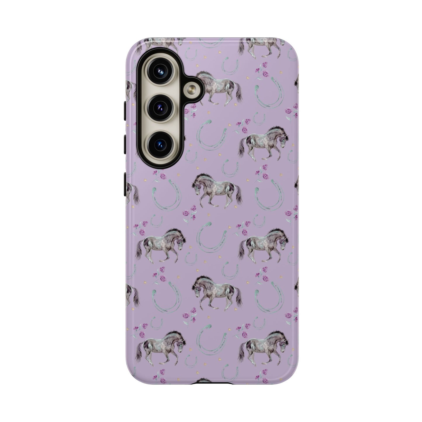 Lucky Mustangs in Lavender Tough Phone Case