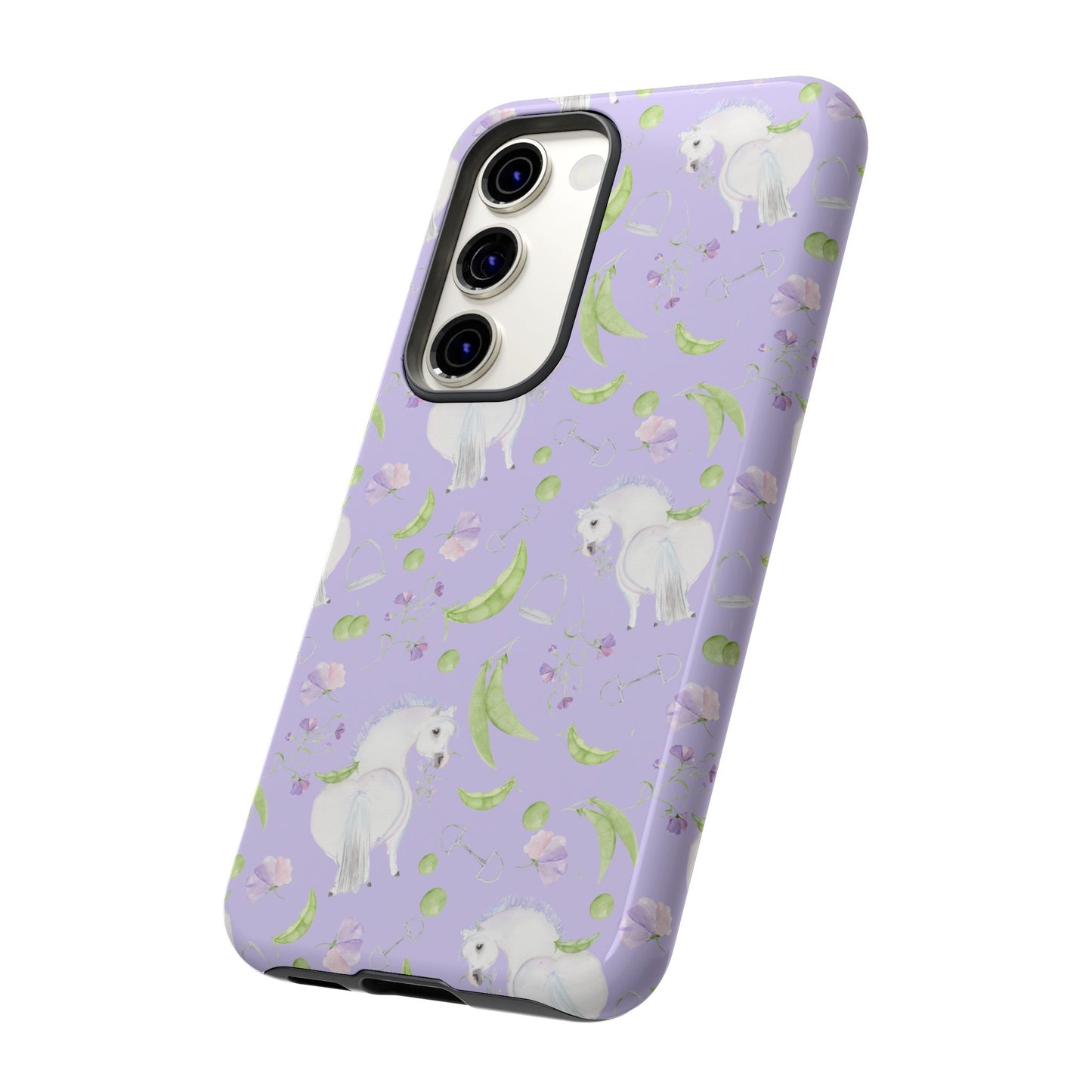 Adorable Pea Pod Lavendar   Tough Phone Cases
