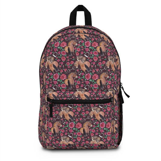 Adorable Rose and RIco   Backpack- brown