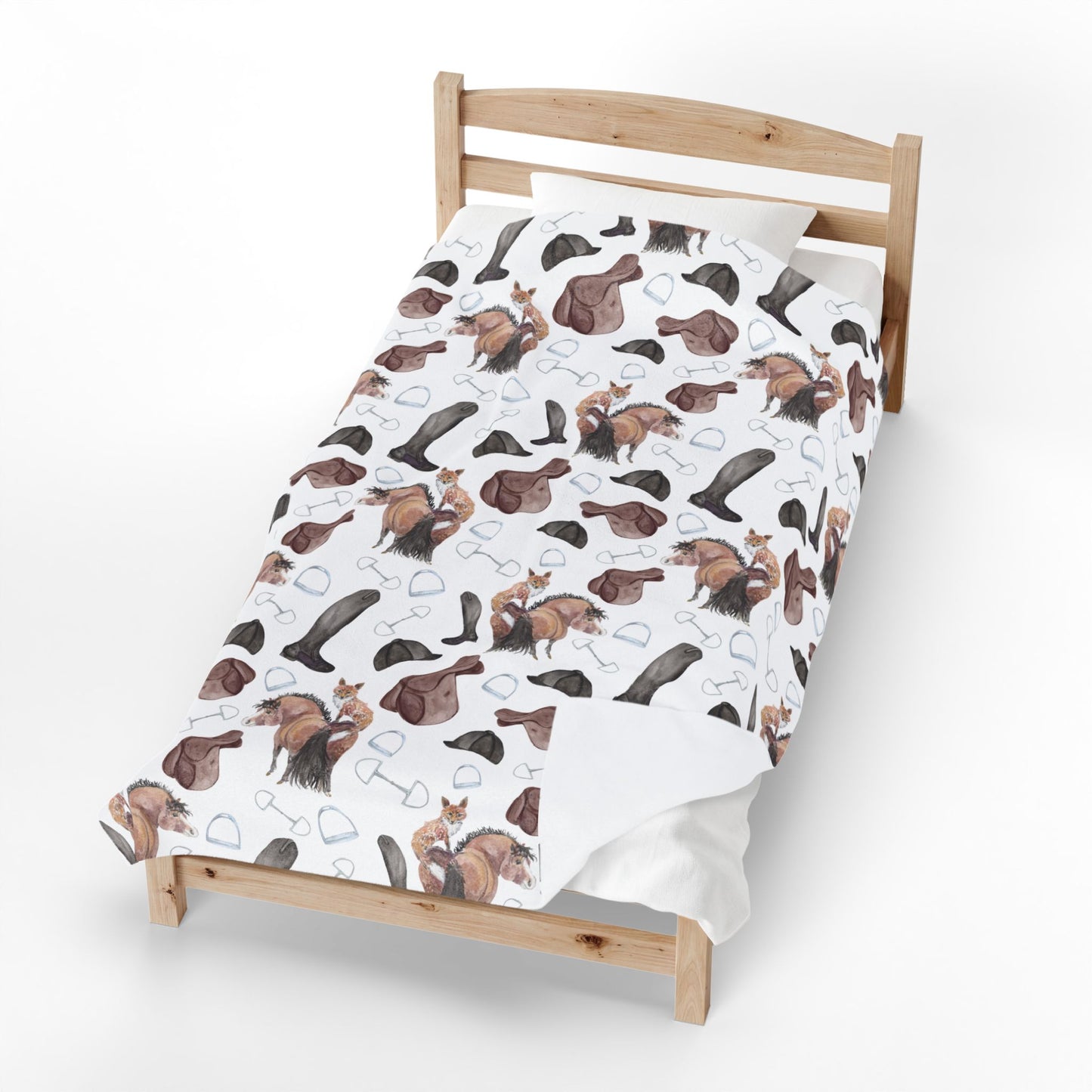 Adorable Fox pony blanket