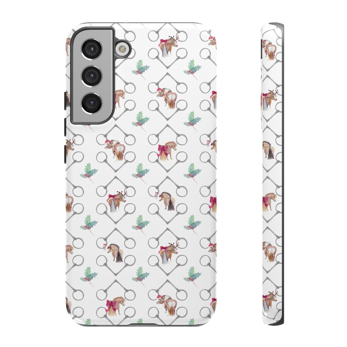 Adorable Ponies and holly Tough Phone Cases