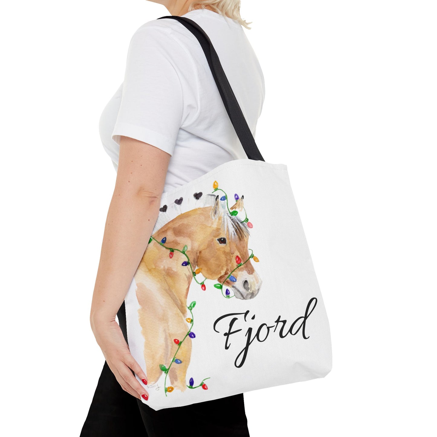 Lights and Love — Fjord Horse Tote Bag