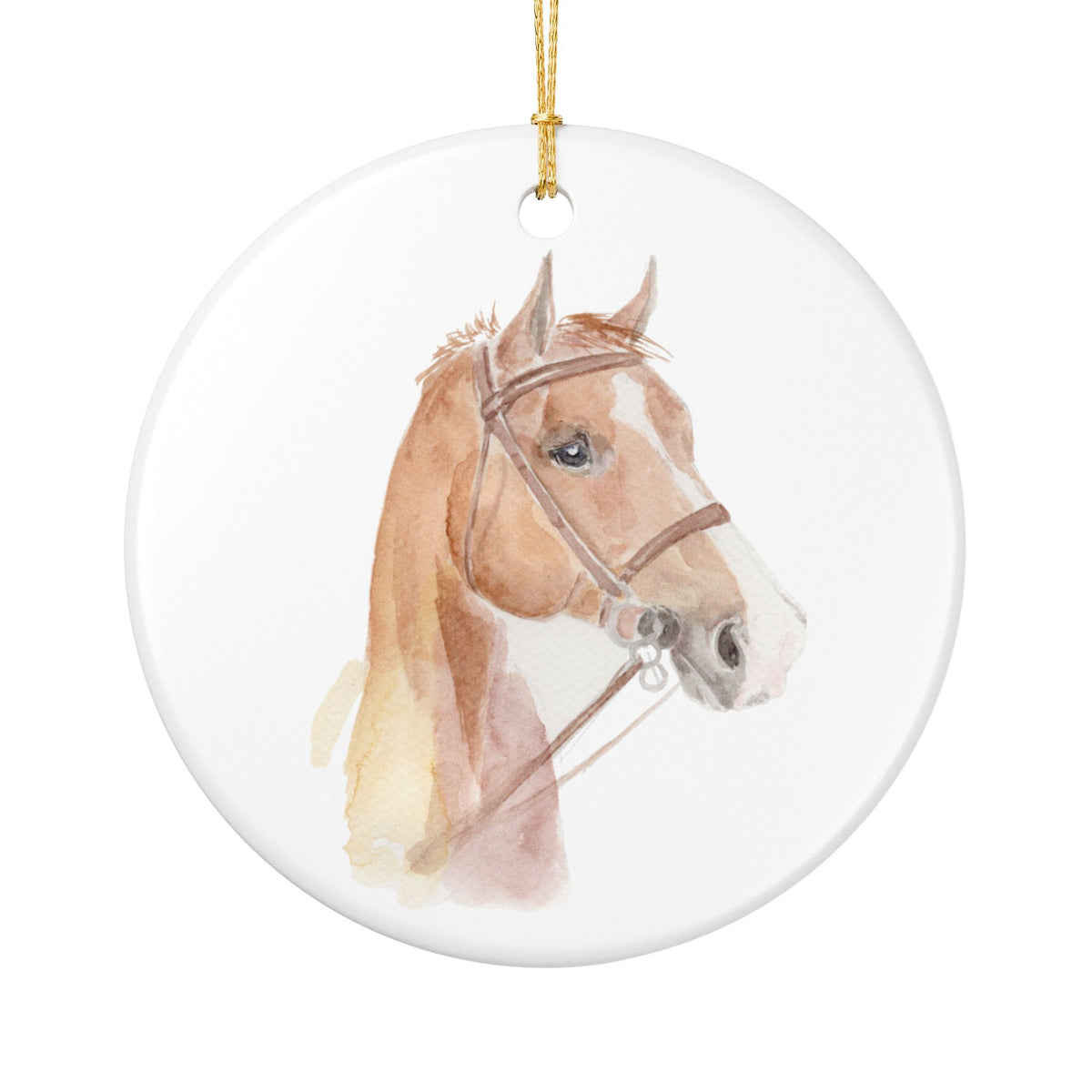 Jerico Ceramic Ornament — Cute Black Pony Holiday Decoration
