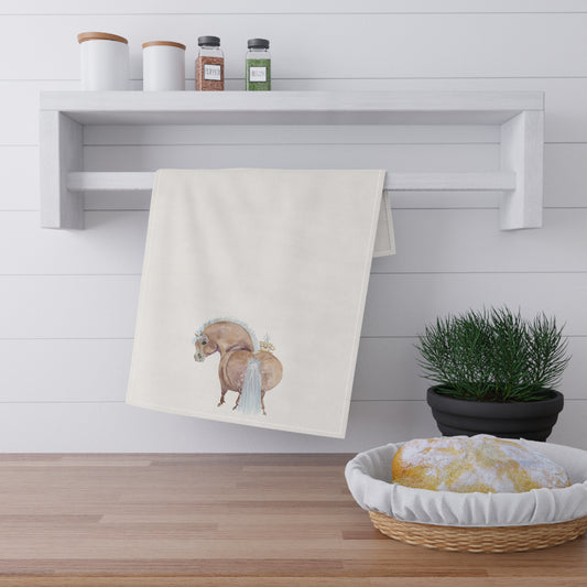 Adorable little Cup of love Pony - Tea Towels (cotton,)