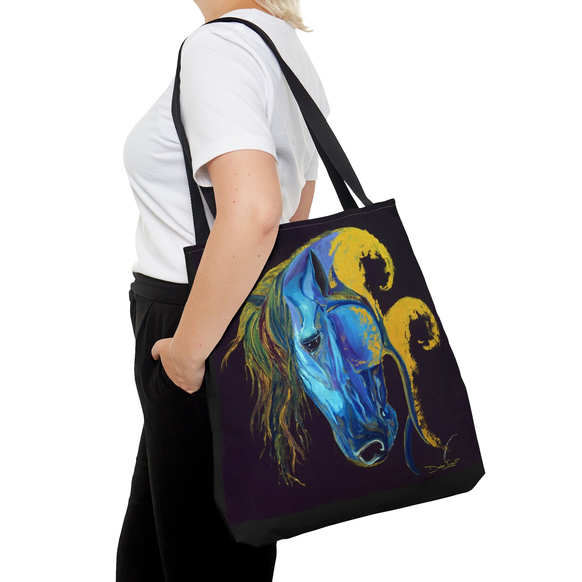 Sea horse Crest - Tote Bag - SonaEquestrian