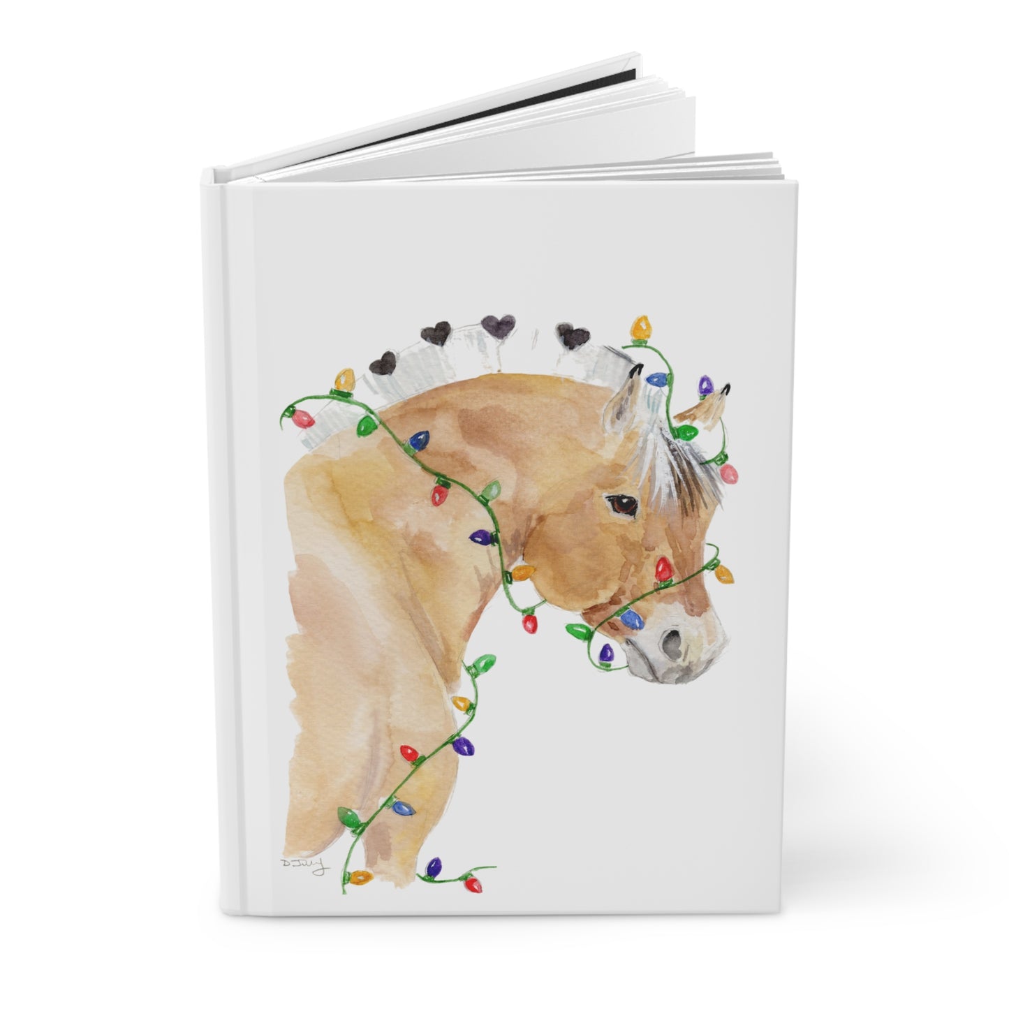 Lights and Love — Fjord Horse Hardcover Journal Matte