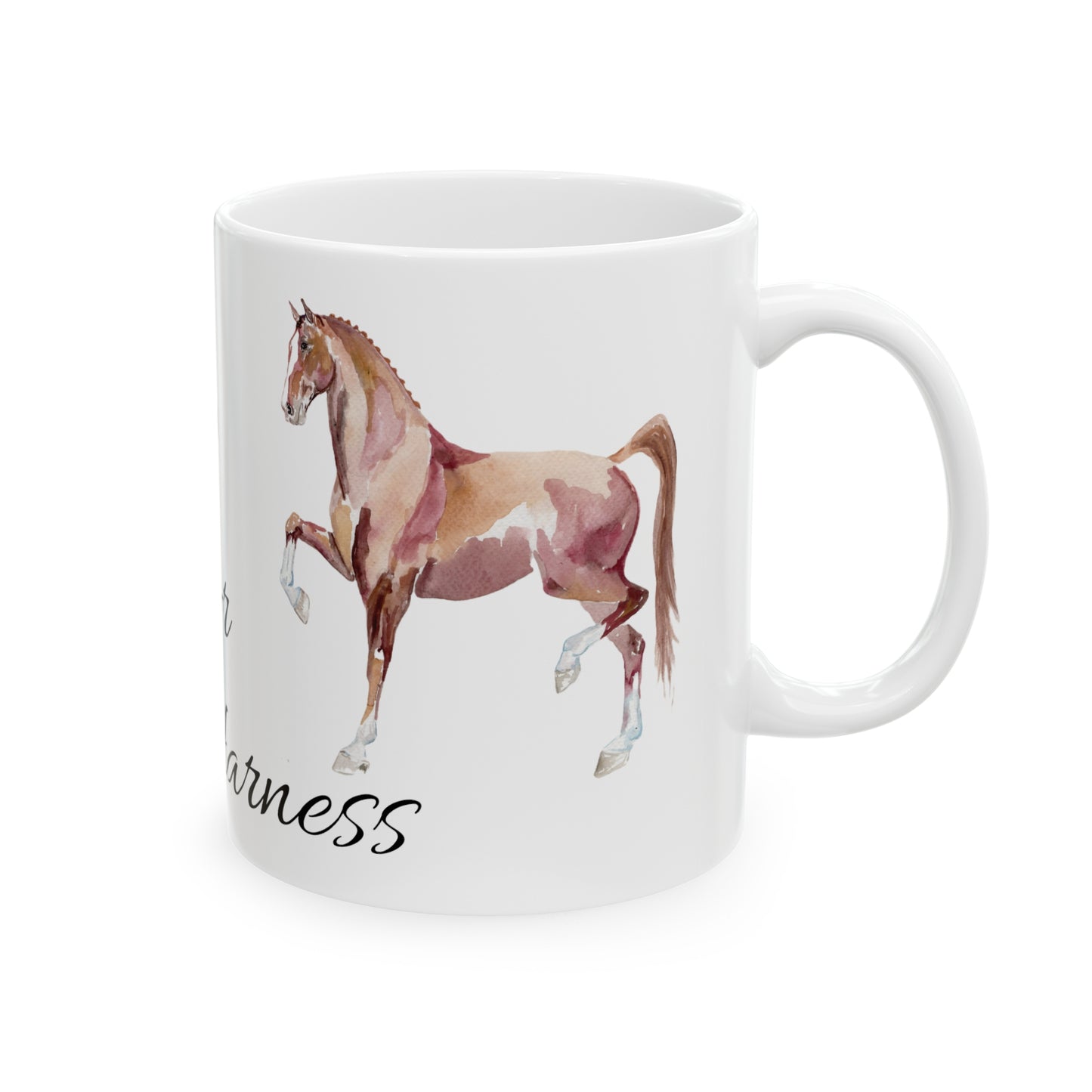 D is for Dutch Harness Ceramic Mug, 11oz - SonaEquestrian