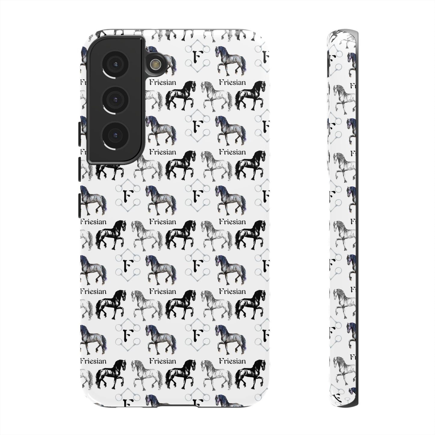 F is for Friesian Tough Phone Case