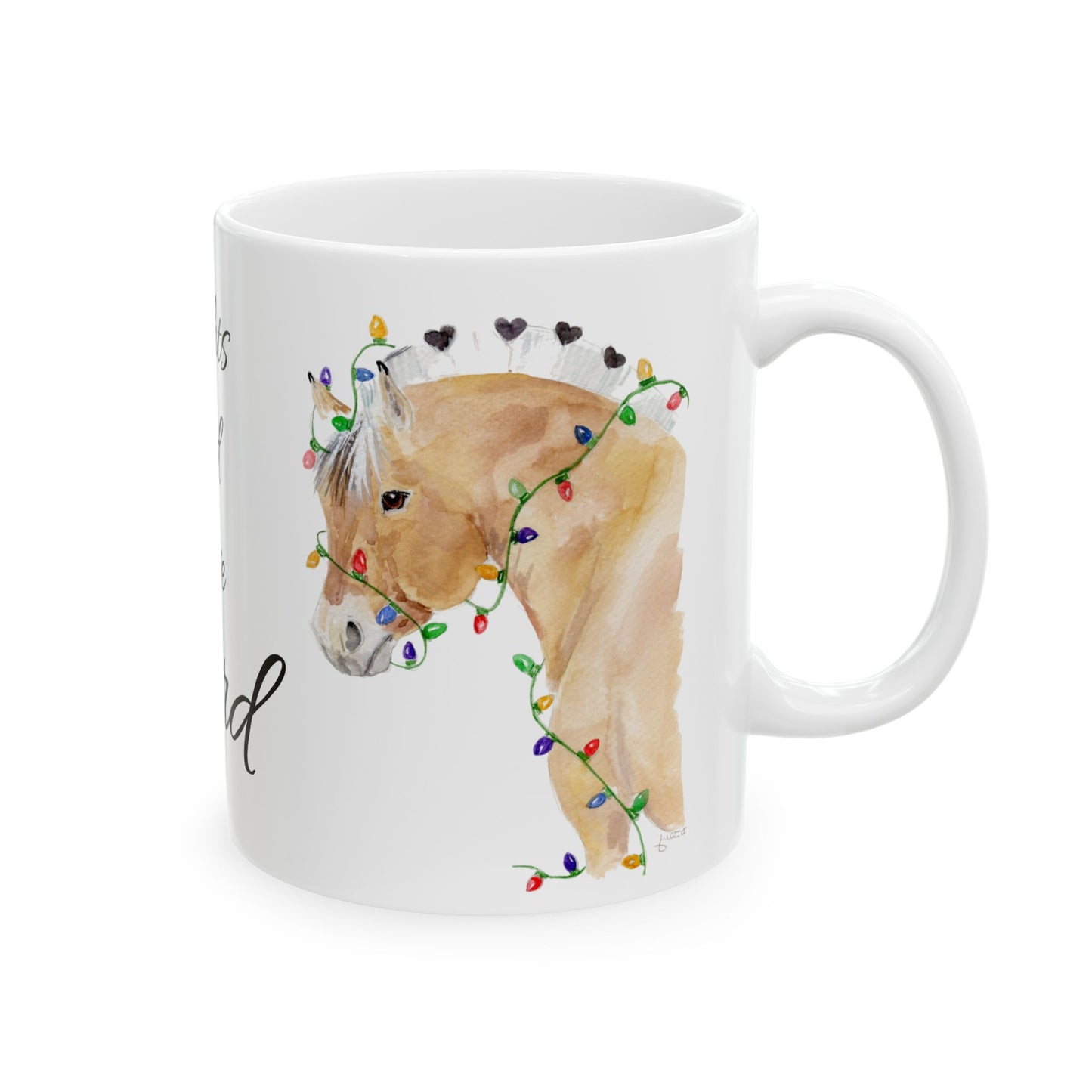 Lights and Love — Fjord Horse Mug