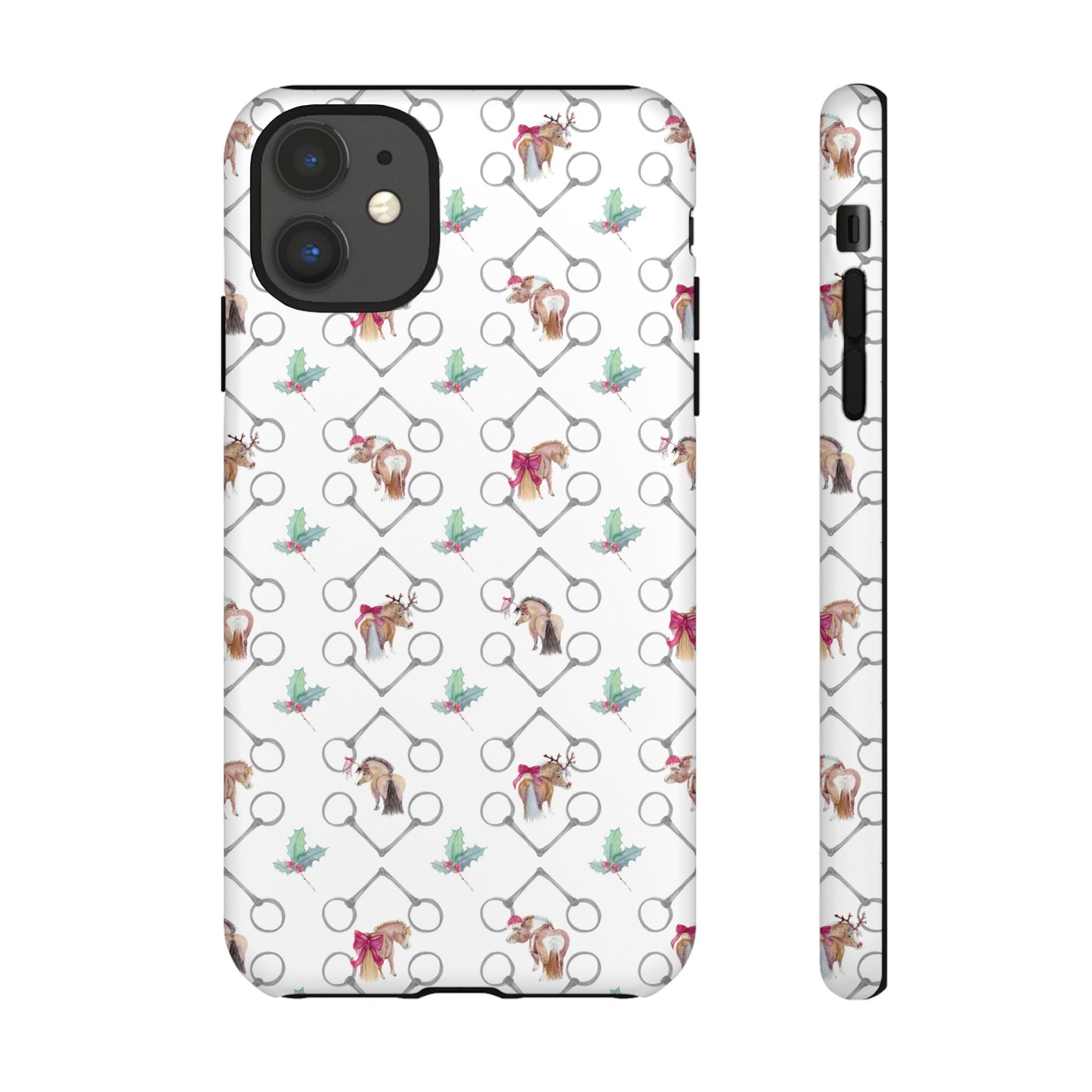 Adorable Ponies and holly Tough Phone Cases