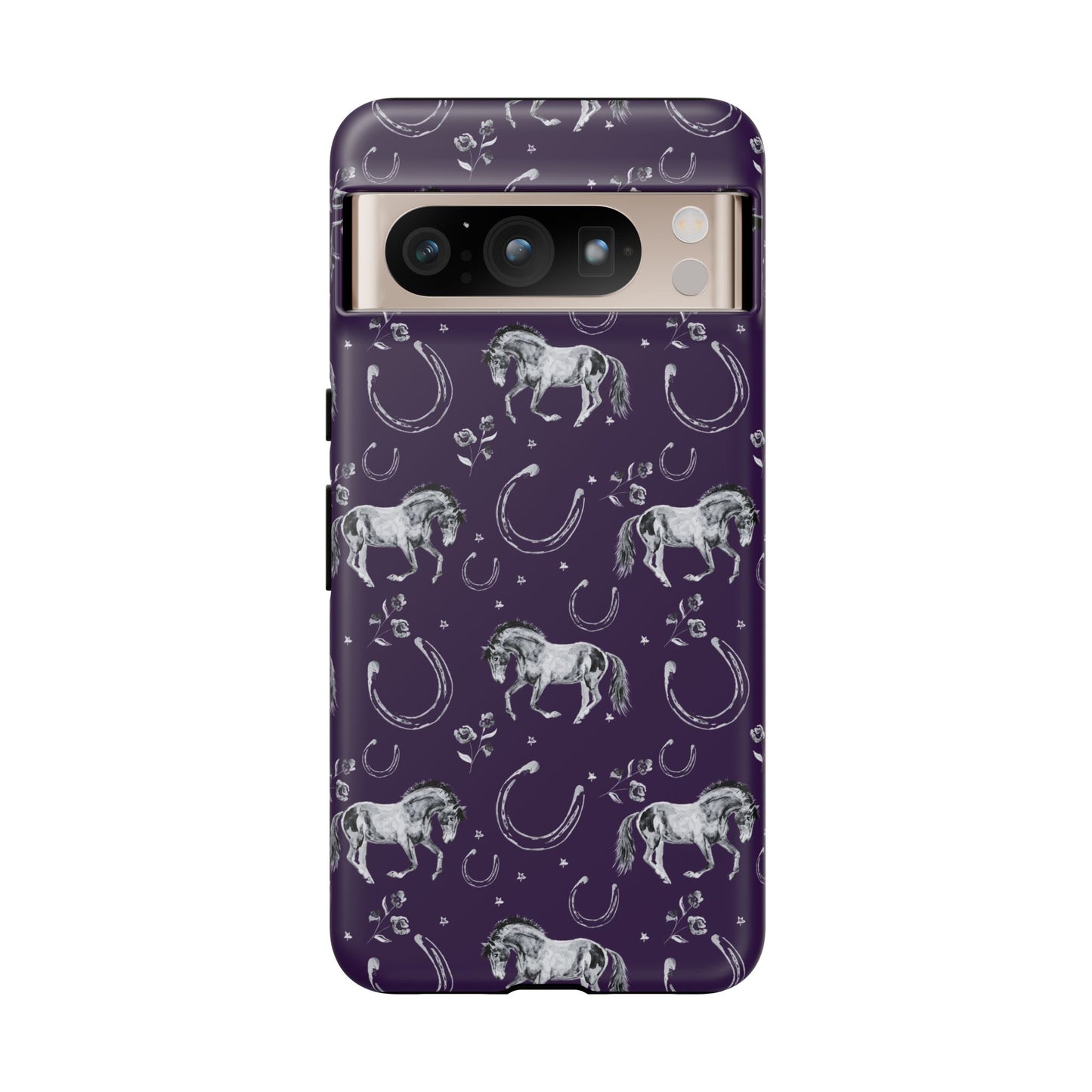 Lucky Mustang in Dark Purple Tough Phone Case