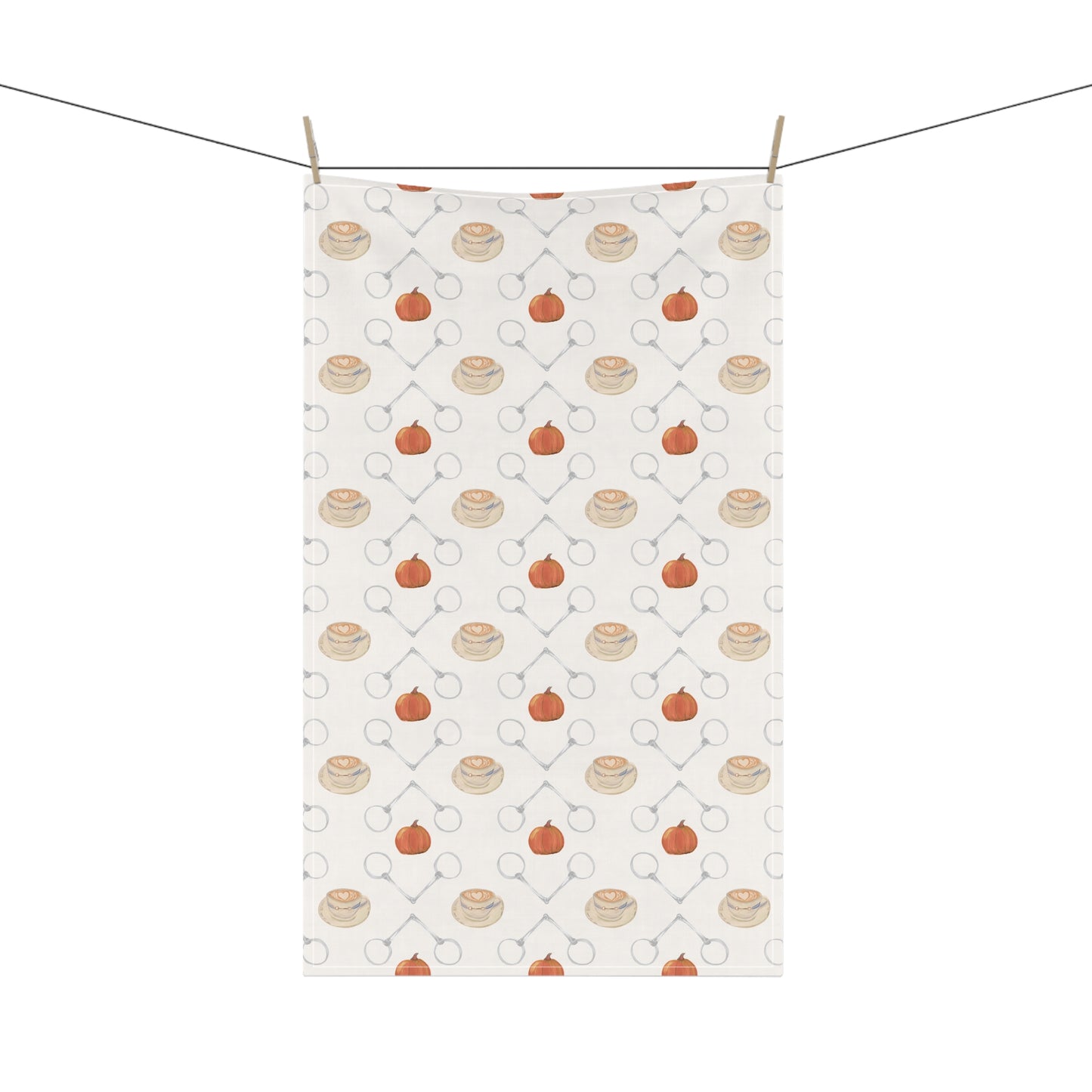 Pumpkin Spice and Bits print   - Tea Towels (cotton,)