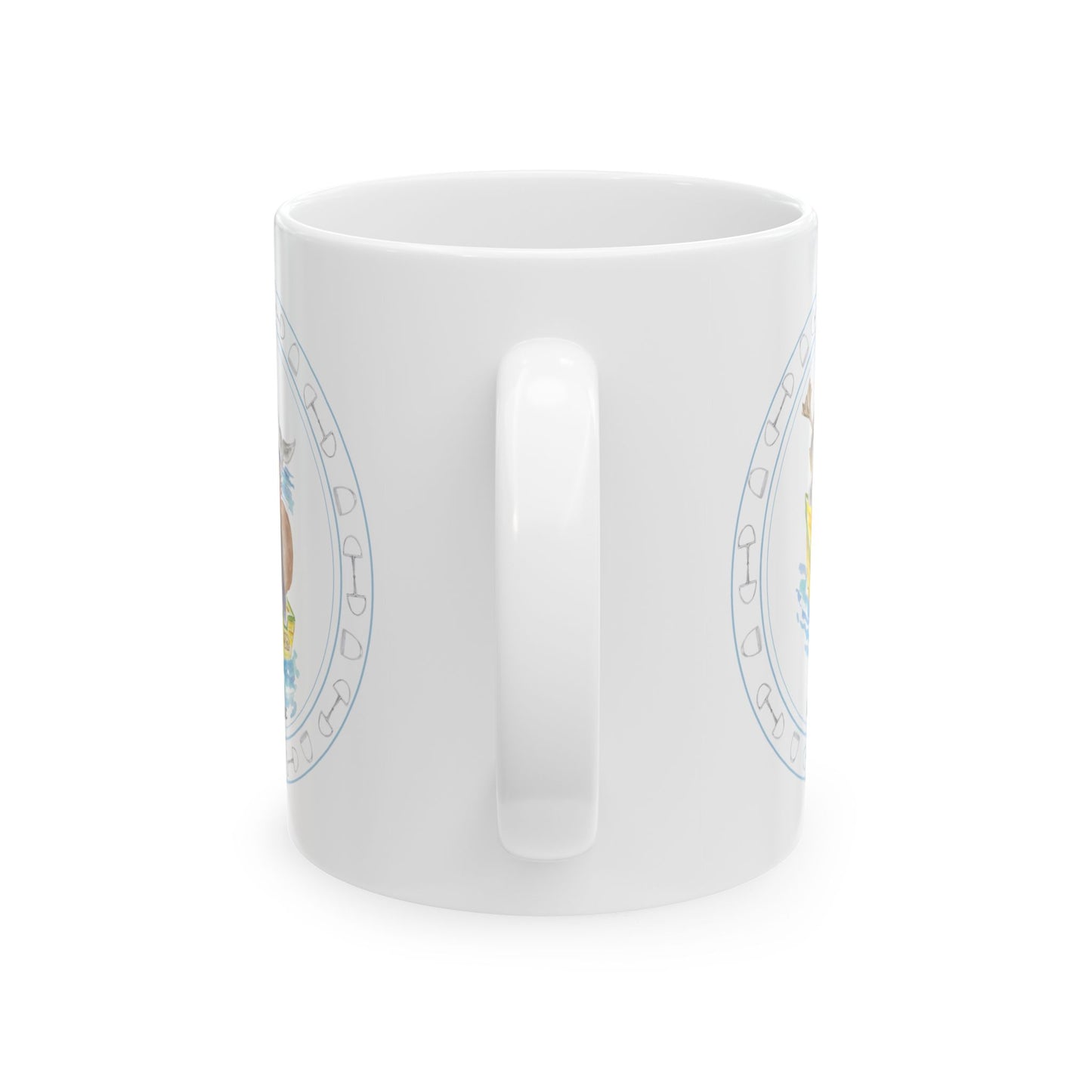 Adorable Maine Ceramic Mug — Whimsical Watercolor
