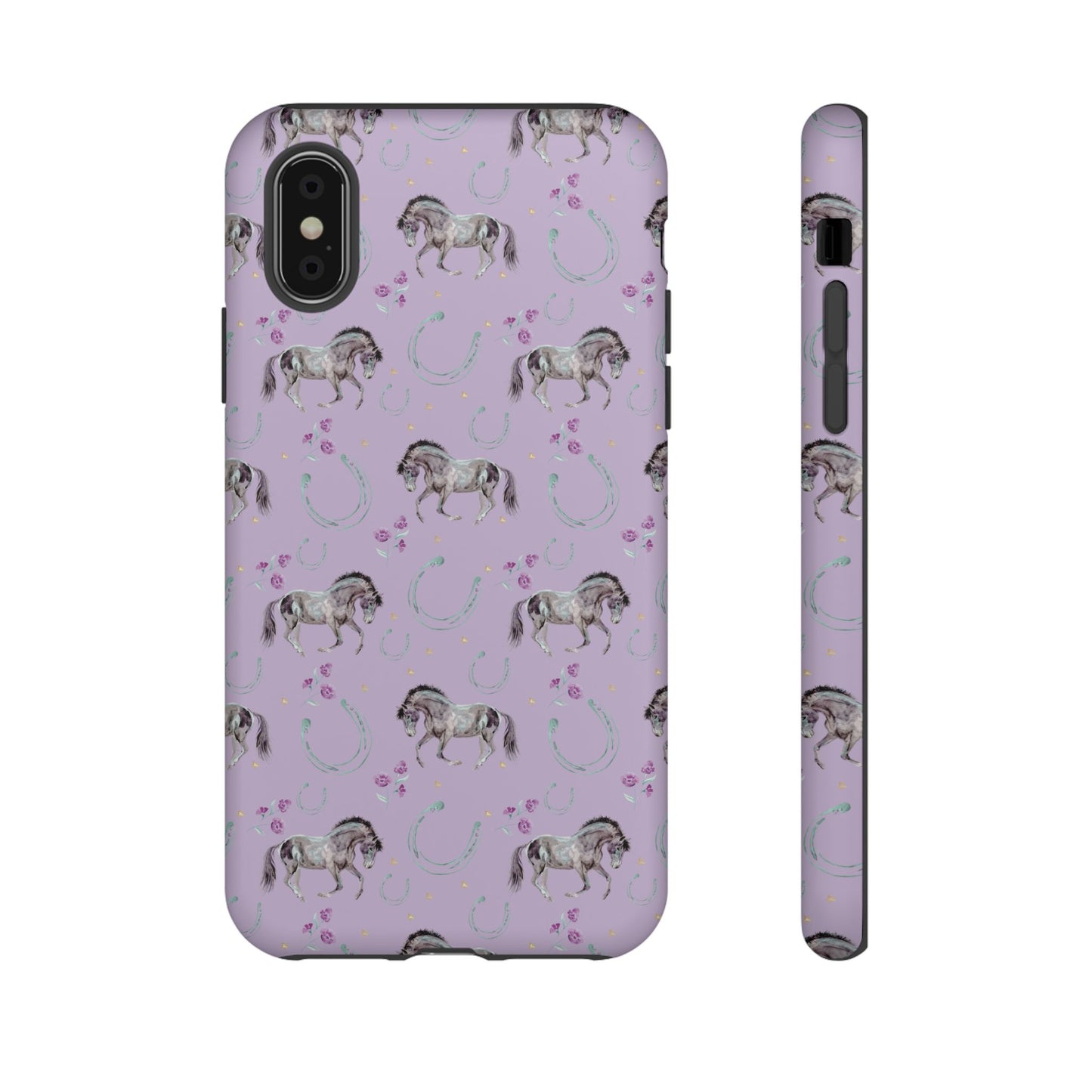 Lucky Mustangs in Lavender Tough Phone Case