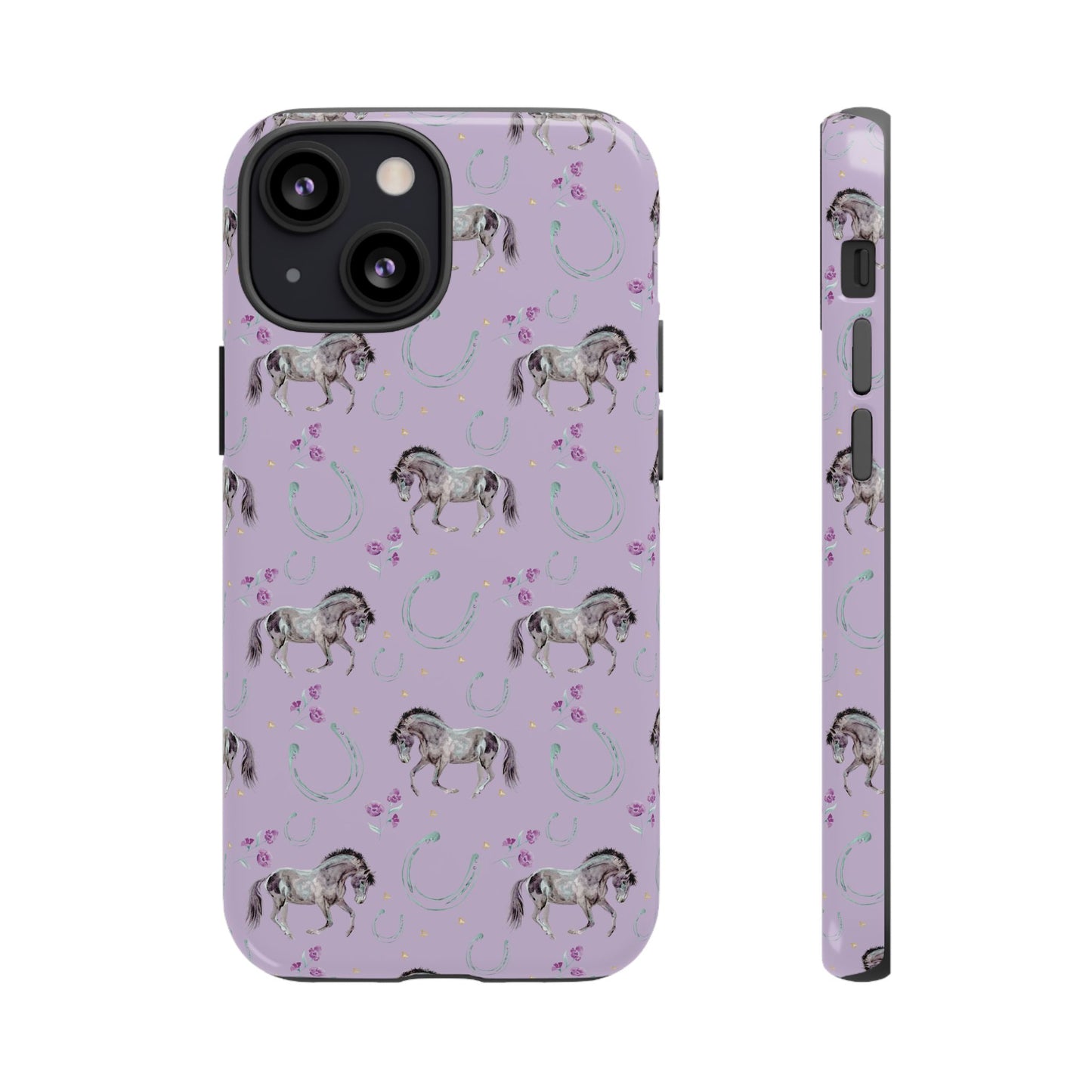 Lucky Mustangs in Lavender Tough Phone Case