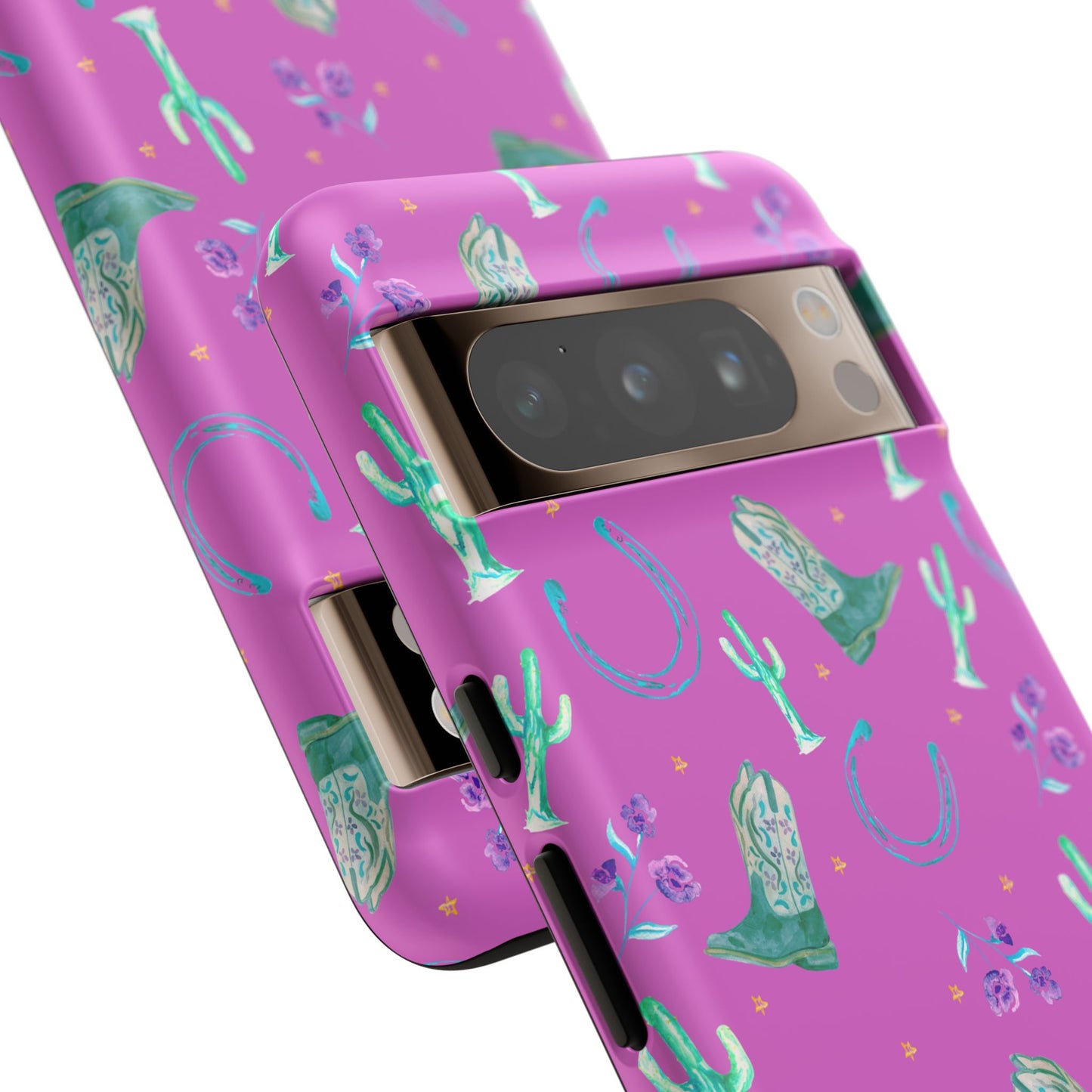 Lucky Boots in Pink Tough Phone Case