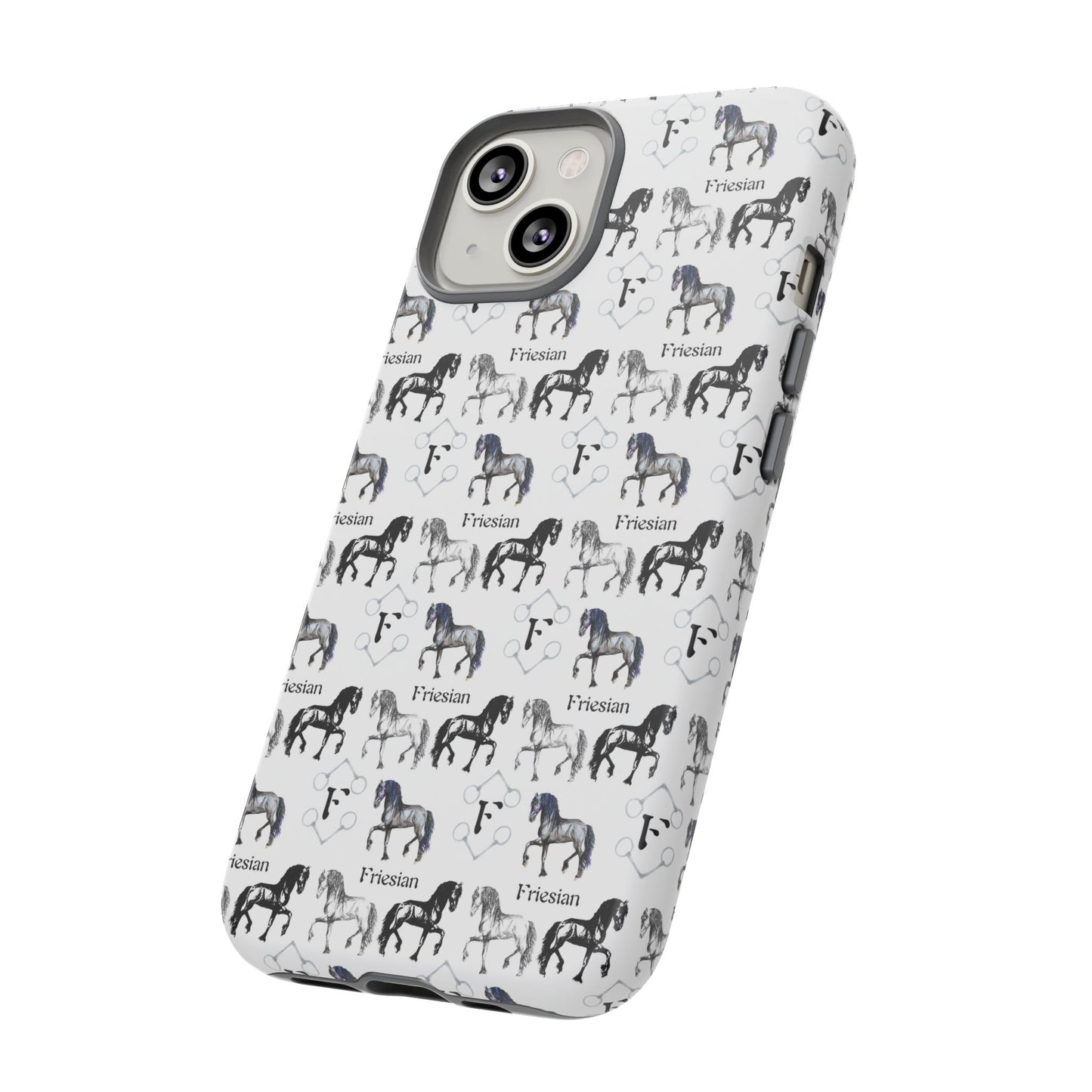 F is for Friesian Tough Phone Case