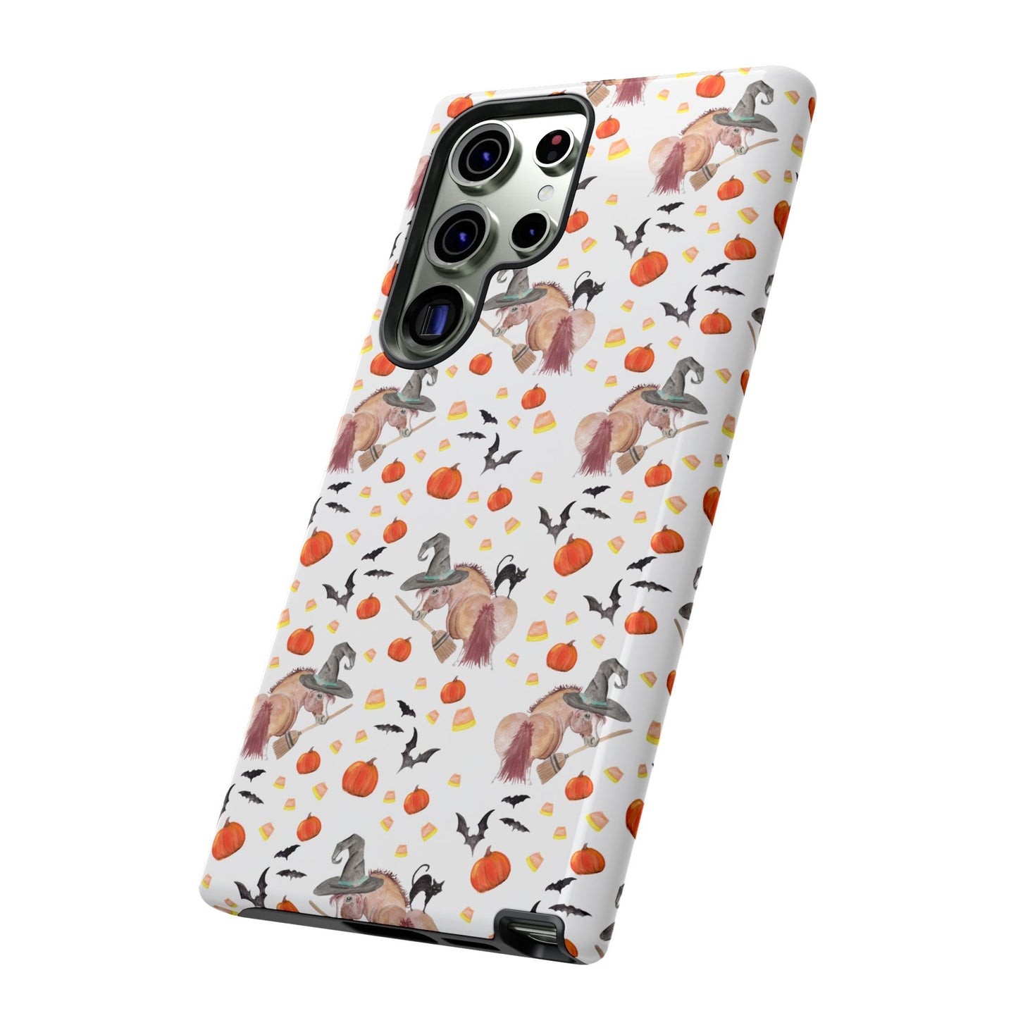 Adorable Little Witchy Ponies Print Tough Phone Case