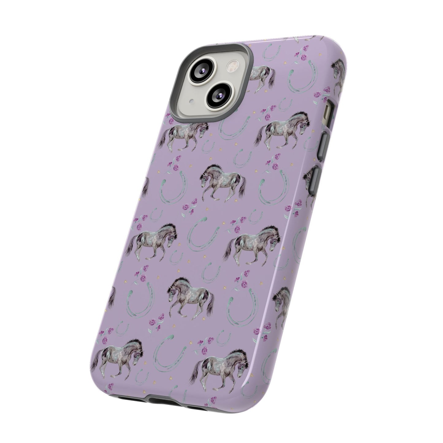 Lucky Mustangs in Lavender Tough Phone Case