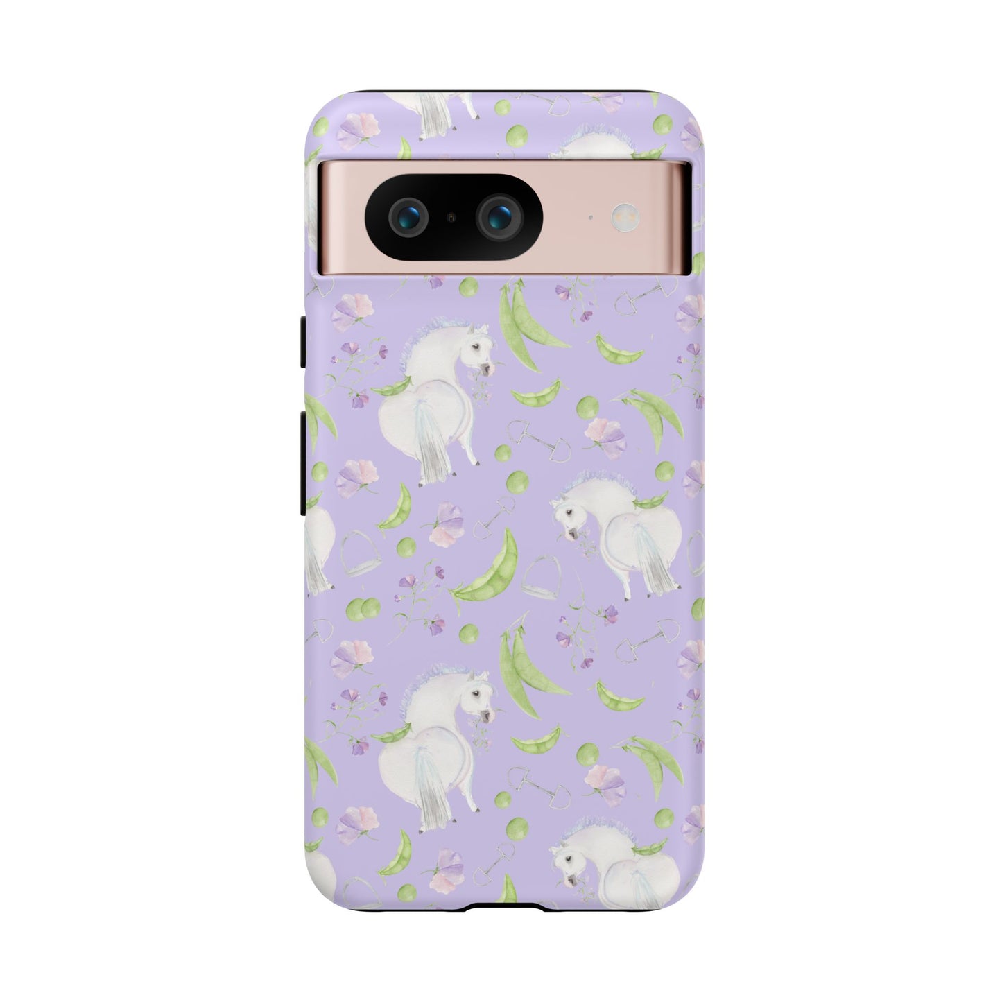 Adorable Pea Pod Lavendar   Tough Phone Cases
