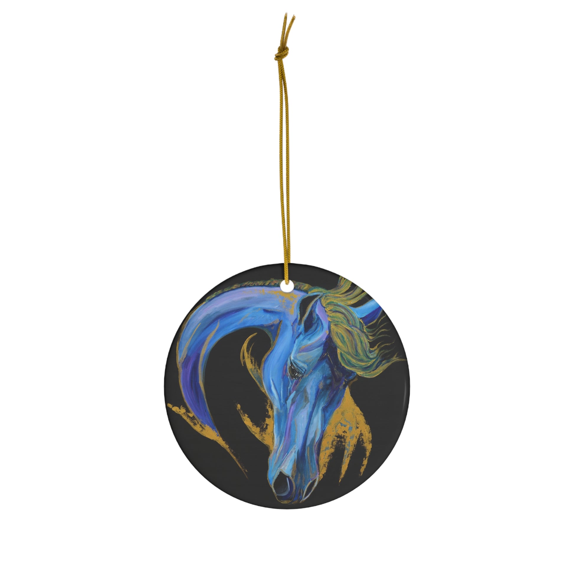 Sea Horse Wave Ornament, - SonaEquestrian