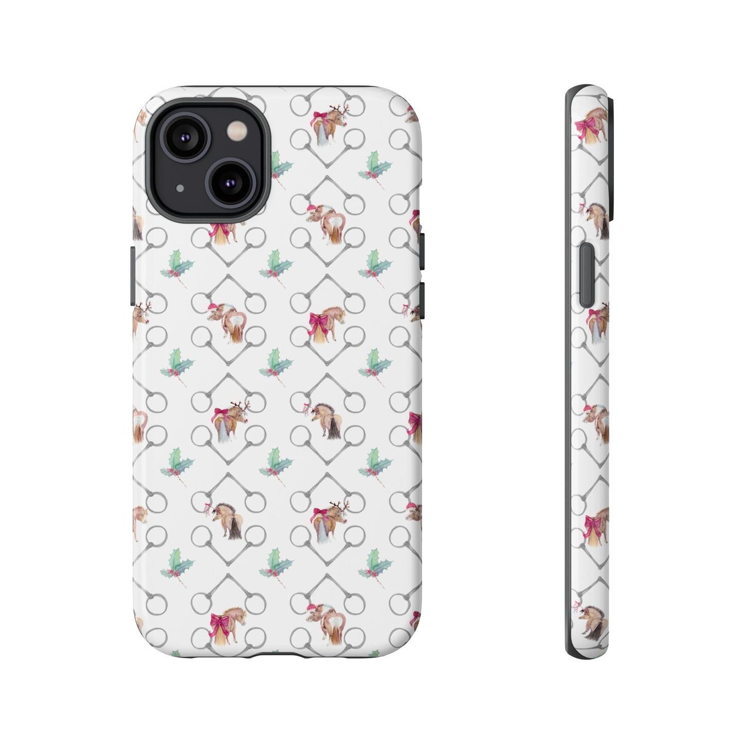 Adorable Ponies and holly Tough Phone Cases