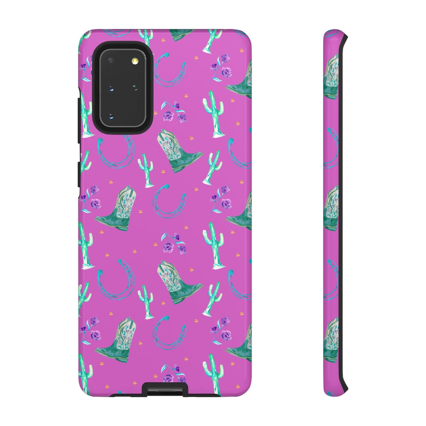 Lucky Boots in Pink Tough Phone Case