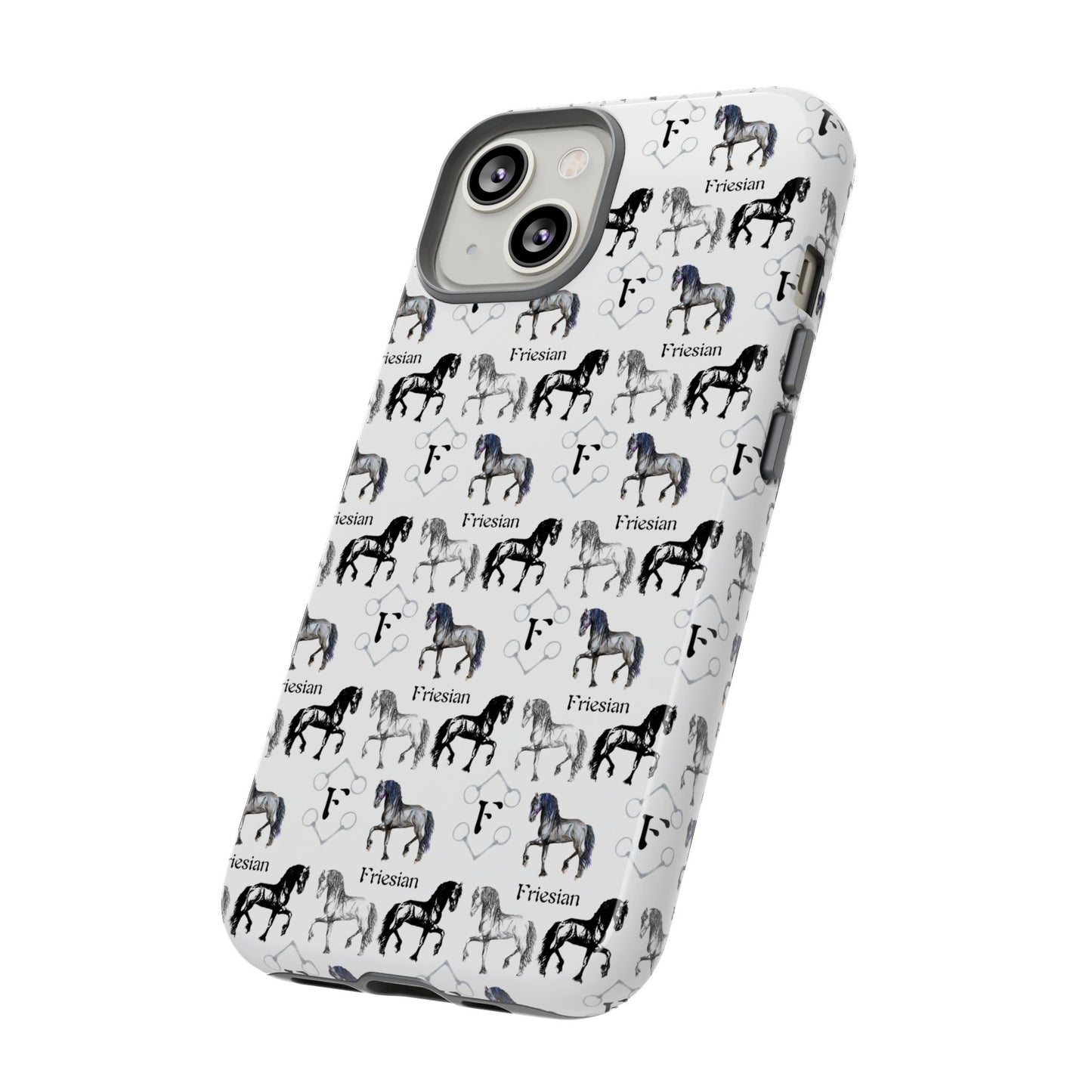 F is for Friesian Tough Phone Case