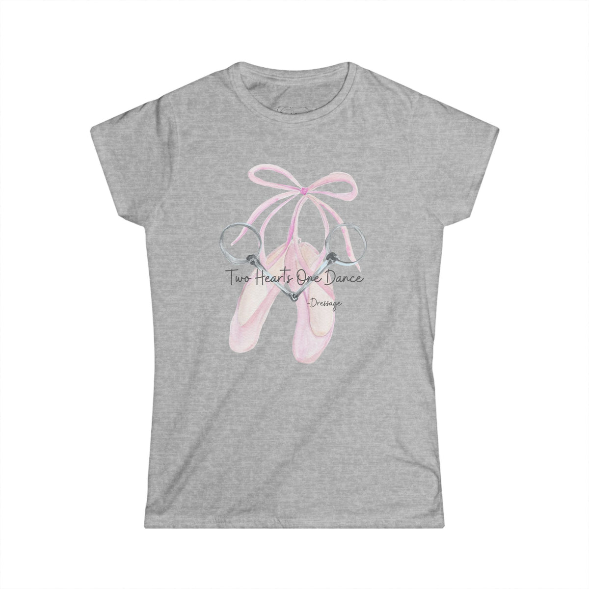 Two Hearts One Dance Women's Softstyle Tee-