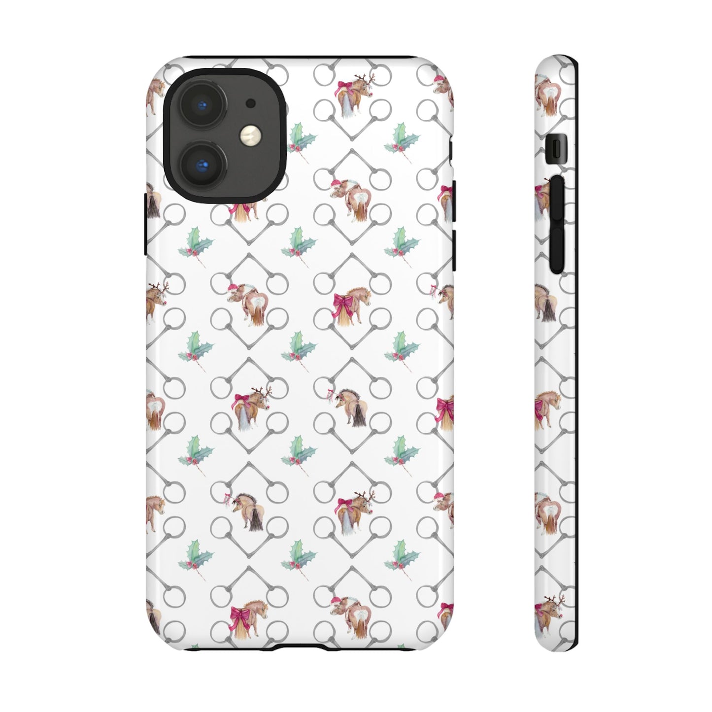 Adorable Ponies and holly Tough Phone Cases