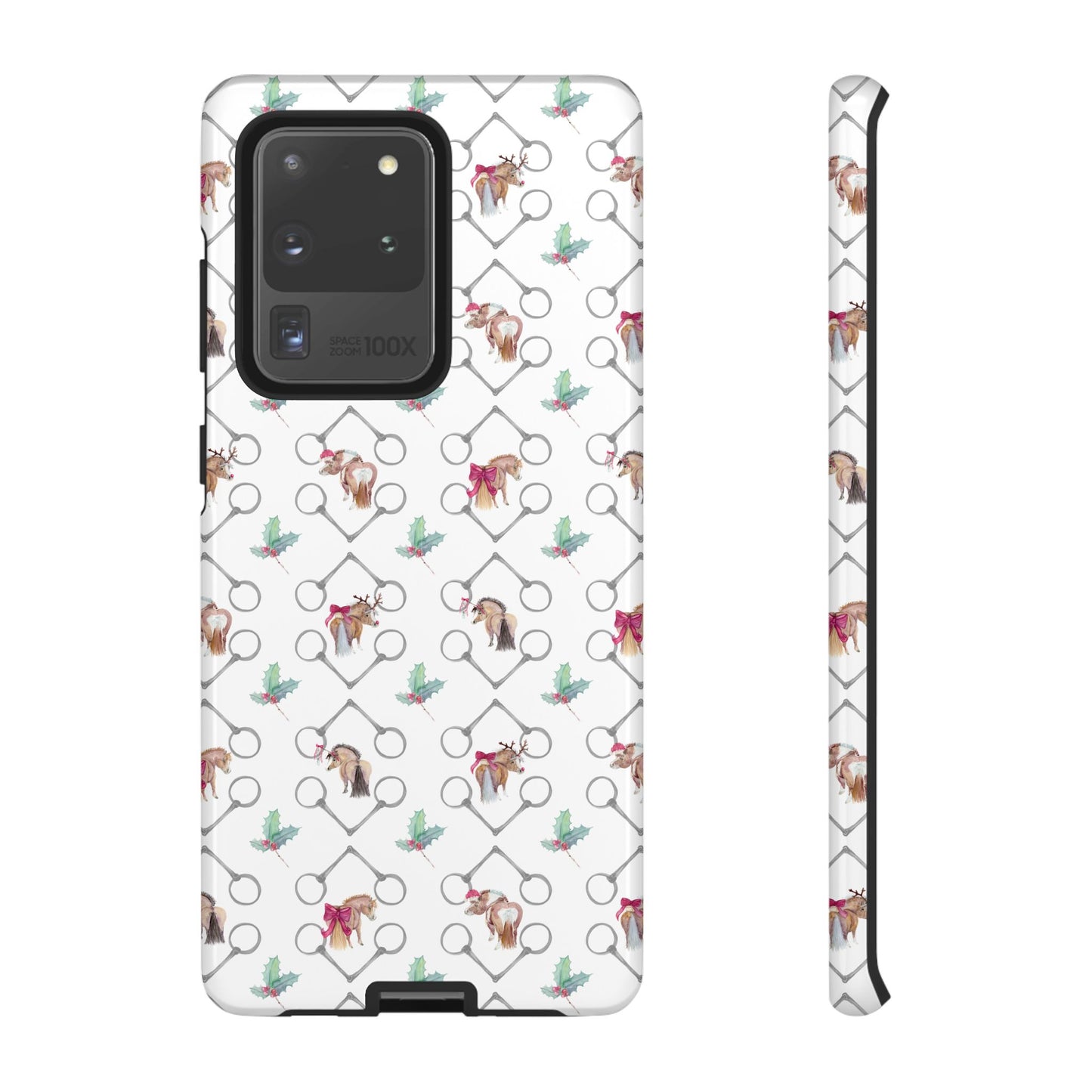 Adorable Ponies and holly Tough Phone Cases