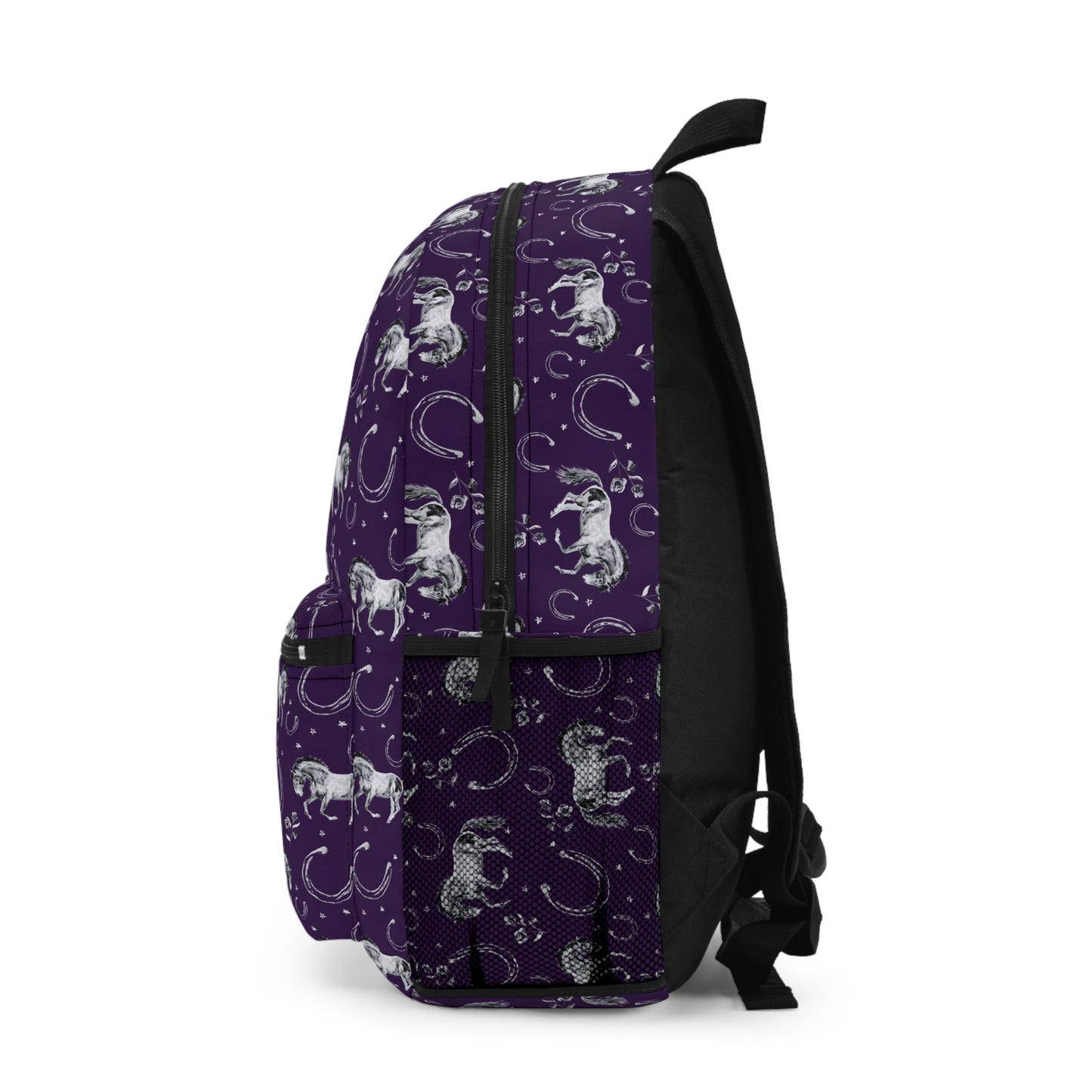 Lucky Mustang in Dark Purple Backpack