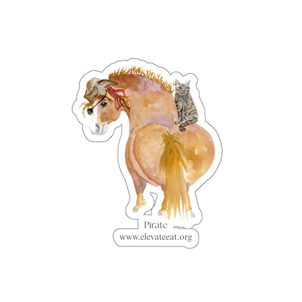 Adorable little Pirate Die-Cut Stickers