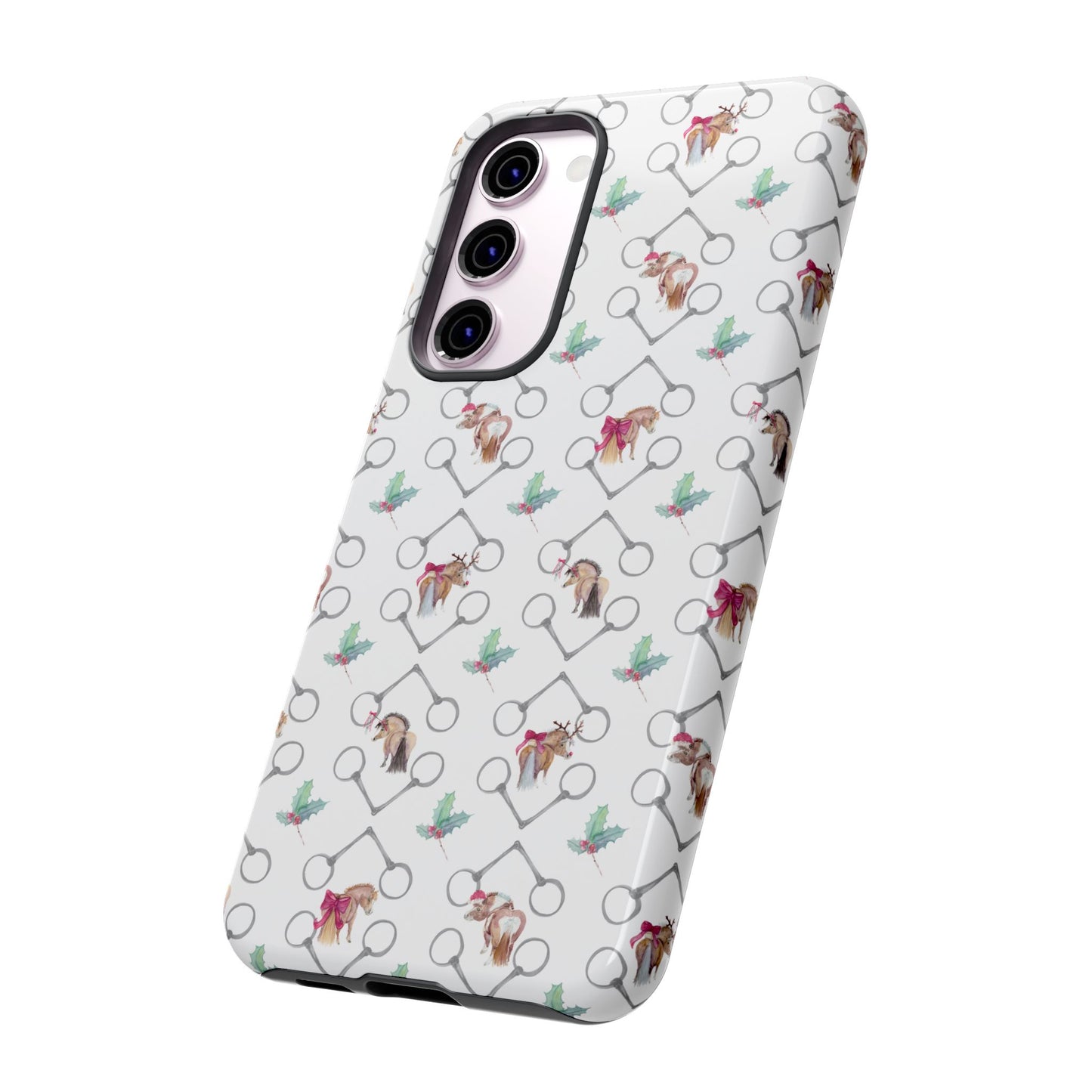 Adorable Ponies and holly Tough Phone Cases