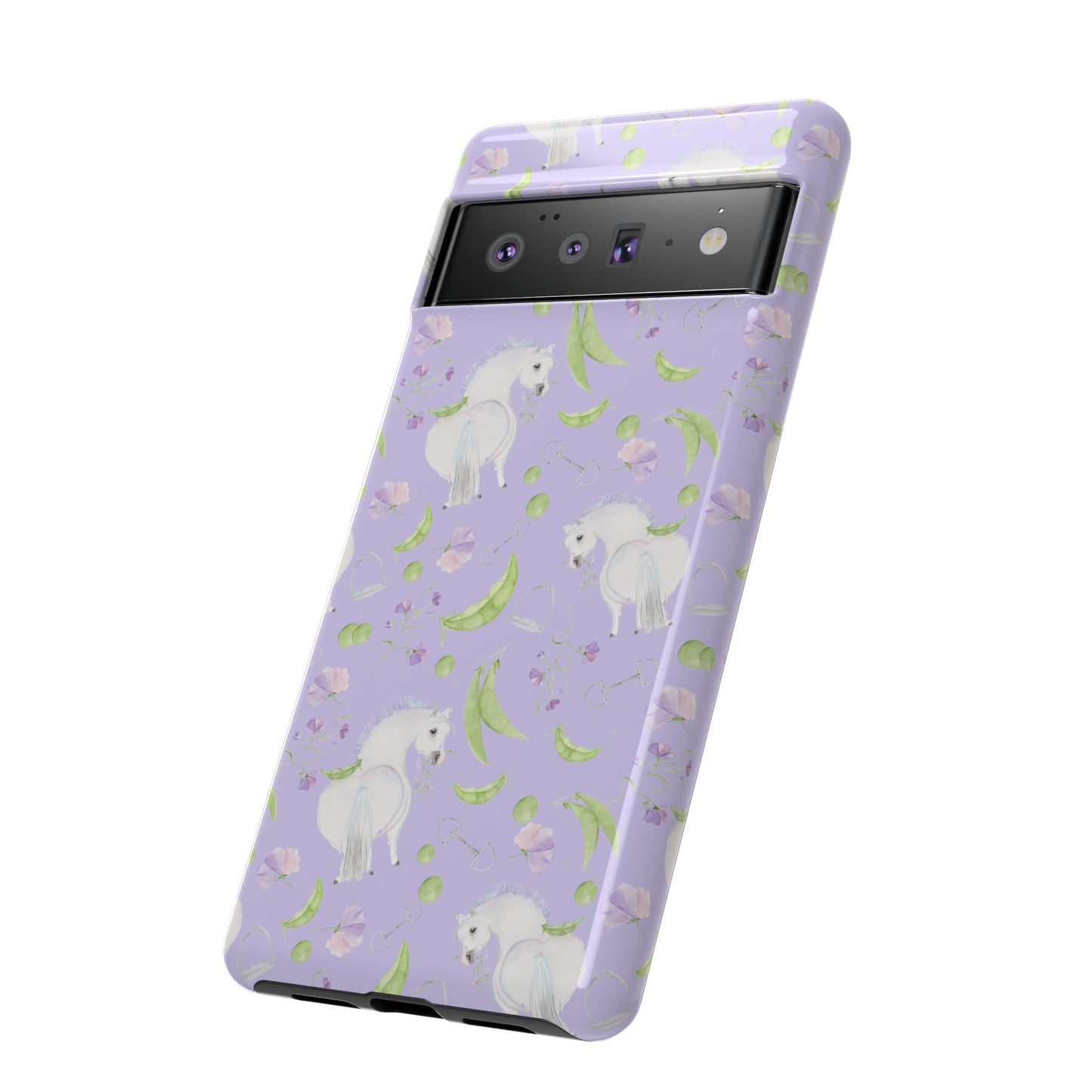 Adorable Pea Pod Lavendar   Tough Phone Cases