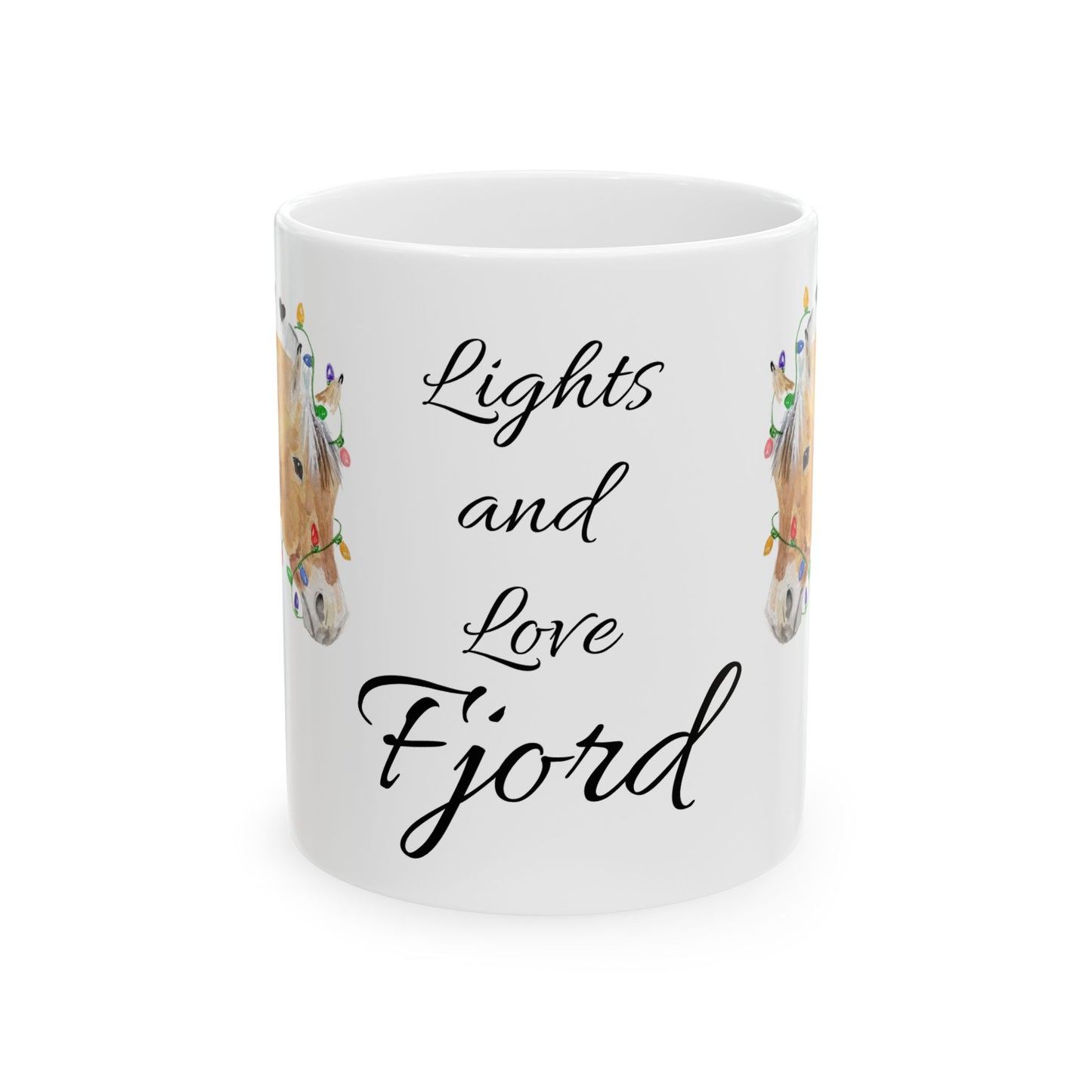 Lights and Love — Fjord Horse Mug
